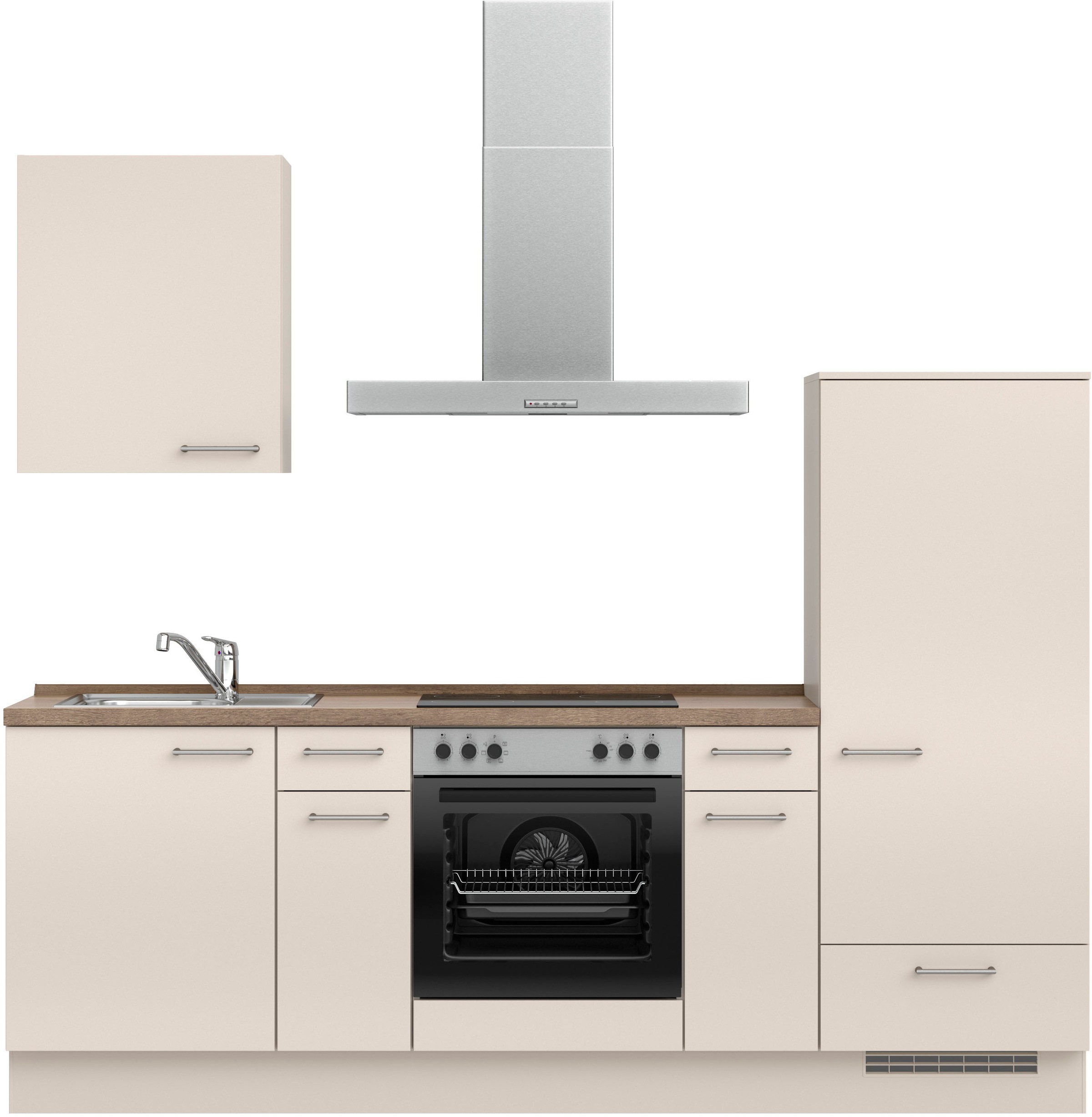 nobilia® Küchenzeile »"Laser I", Ausrichtung wählbar, Breite 240 cm«, vormo günstig online kaufen