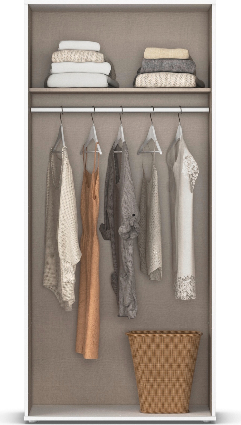rauch Drehtürenschrank »Kleiderschrank Schrank Garderobe Wäscheschrank ESSEA 2-türig«, Breite 85 cm in schlichtem Design mit modernem Griff MADE IN GERMANY