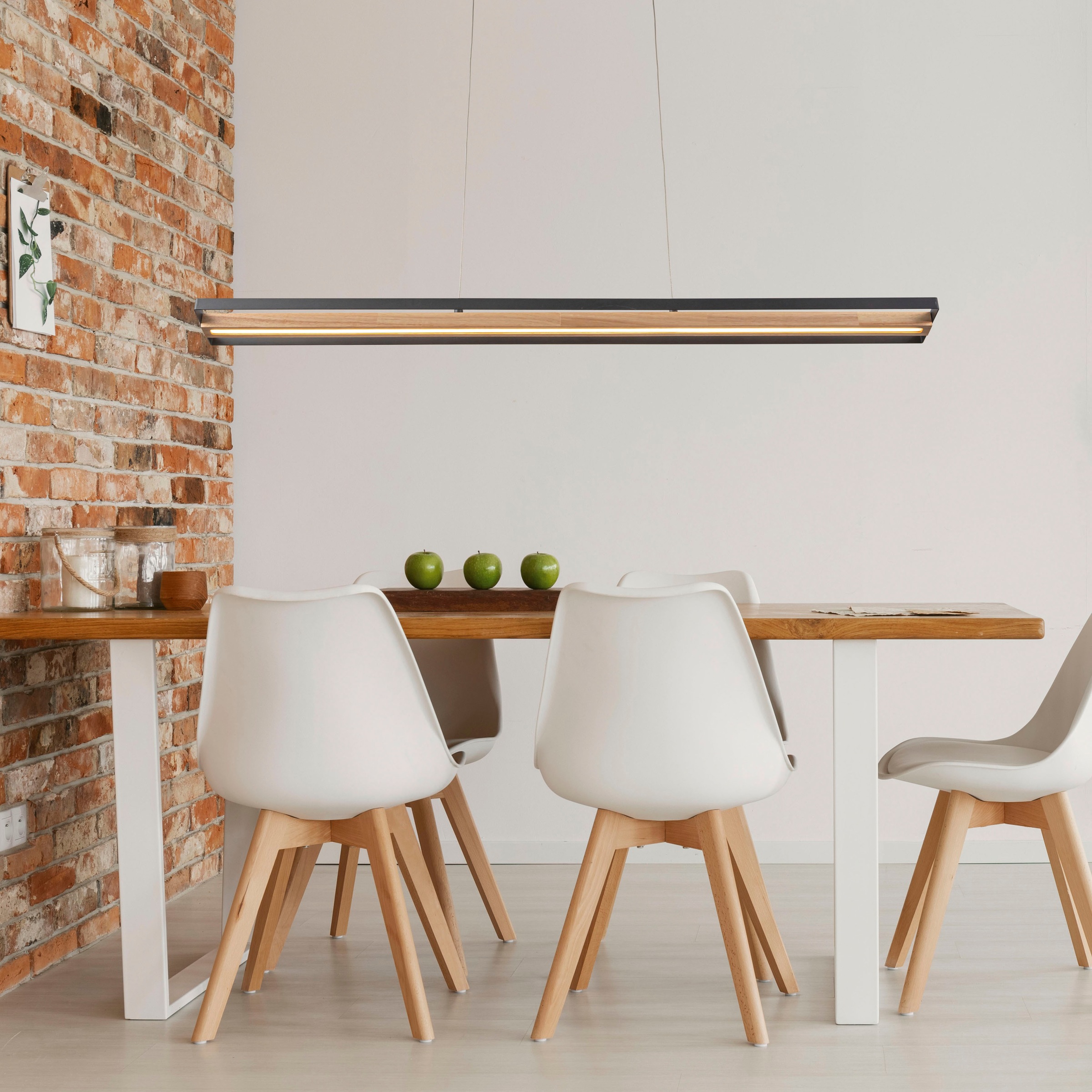 Home affaire LED Pendelleuchte »Percht«, 1 flammig, Leuchtmittel LED-Board günstig online kaufen