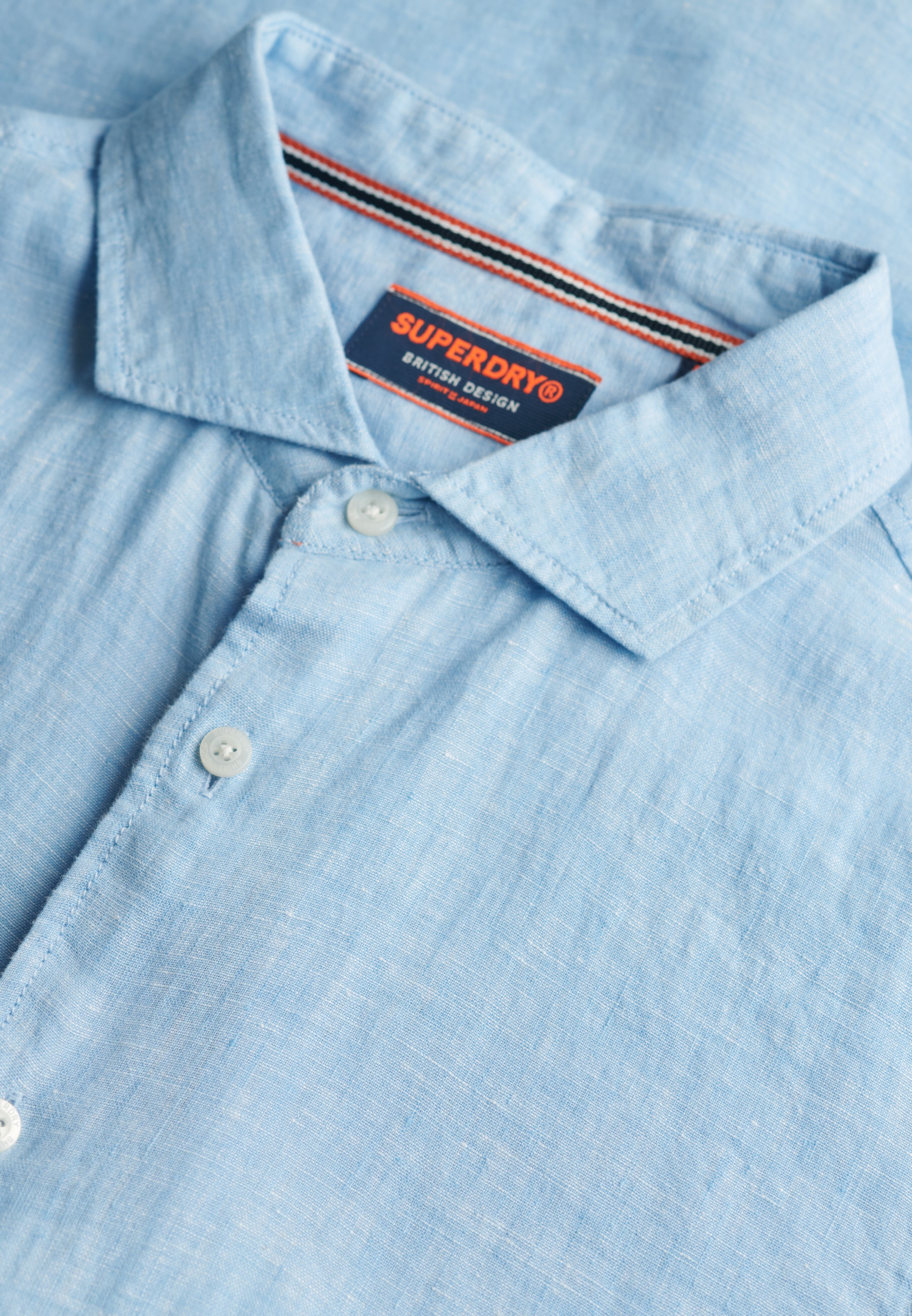 Superdry Kurzarmhemd »VACATION LINEN S/S SHIRT« aus Leinen, Regular Fit, gemustert, pflegeleicht