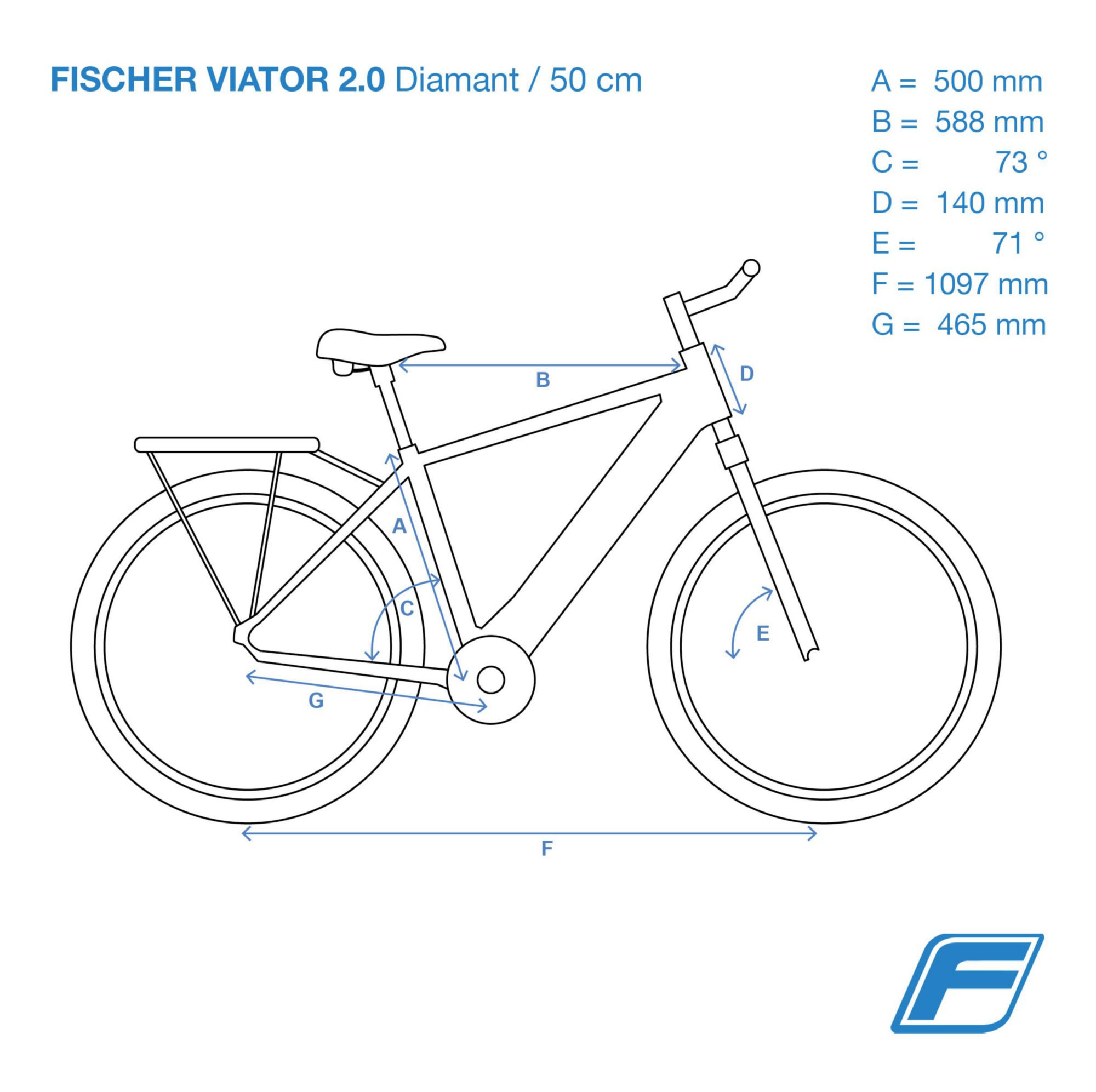 FISCHER Fahrrad E-Bike »VIATOR 2.0 Herren 422«, 8 Gang, Shimano, Acera, Pedelec