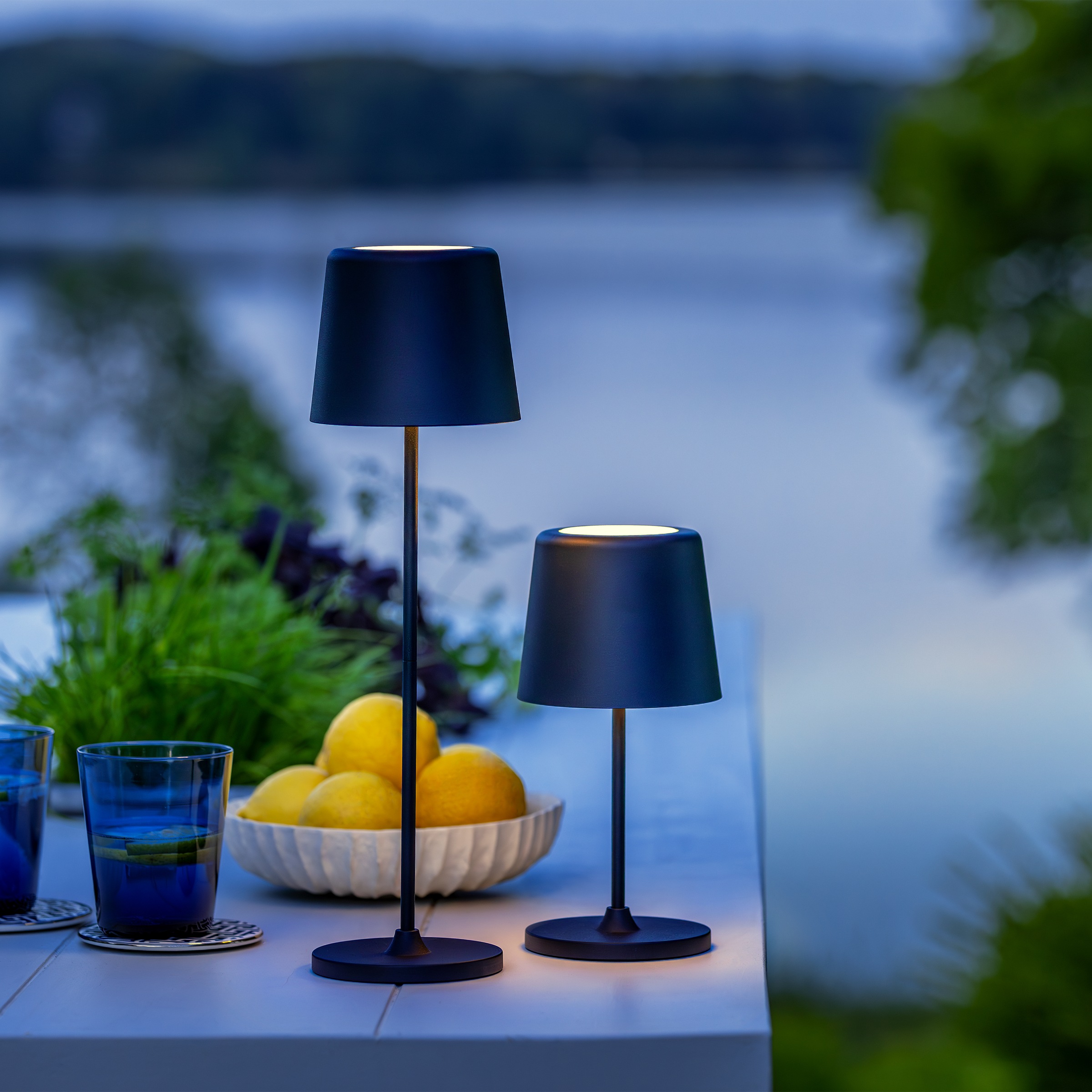 Brilliant LED Tischleuchte »Kaami - mobile LED Außen Tischlampe 2er-Set«, 3 günstig online kaufen