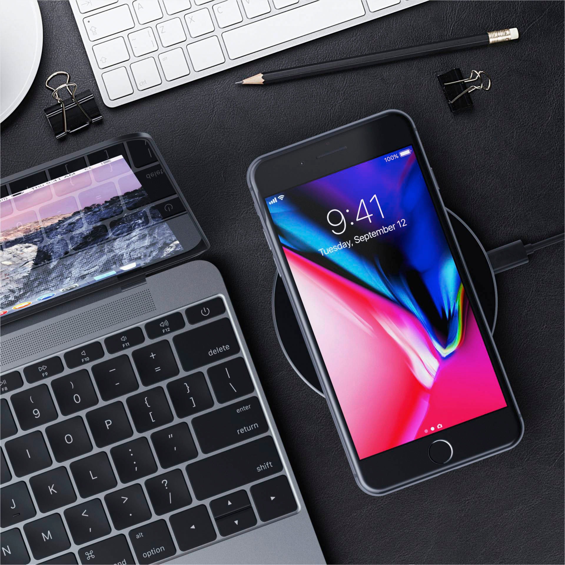 Satechi Schnelllade-Gerät »Aluminum Wireless Charger«, (1 St.)