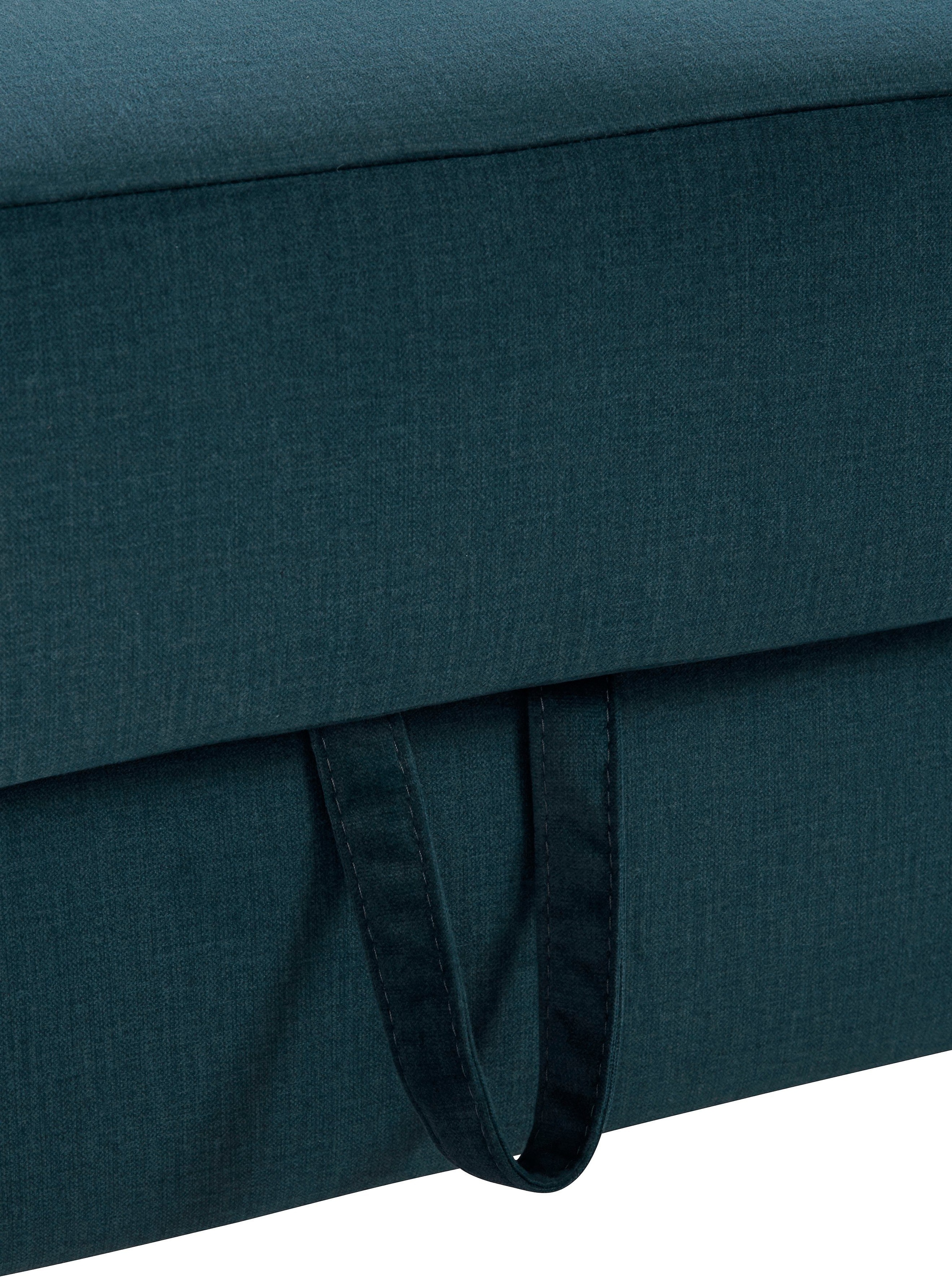 COTTA Polstergarnitur »Morven L-Form«, (Set), Set bestehend aus: Ecksofa mit Kopfteilverstellung & Hocker