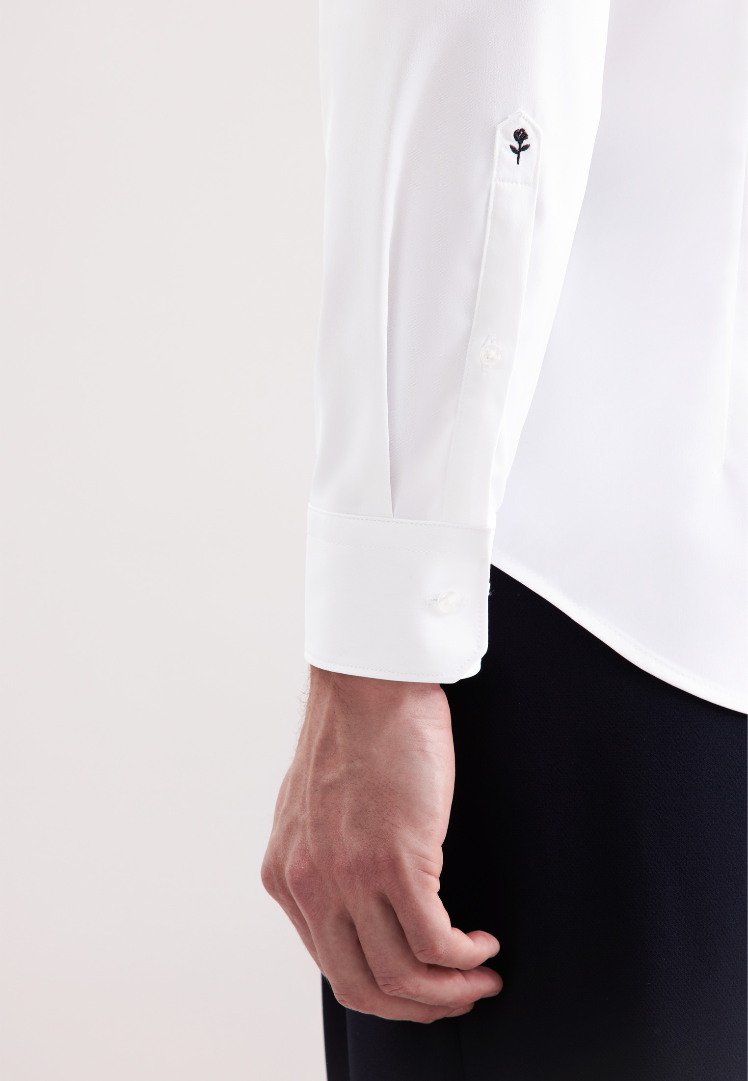 seidensticker Businesshemd »Schwarze Rose« Slim 1/1 Kentkragen Uni