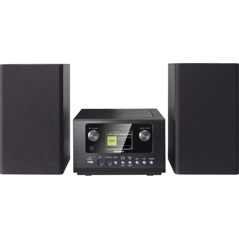KARCHER Stereoanlage »MC 6490DI« (Bluetooth WLAN Digitalradio (DAB+) FM-Tuner mit RDS Internetradio UKW mit RDS 10 W) FM-Tuner mit RDS,...
