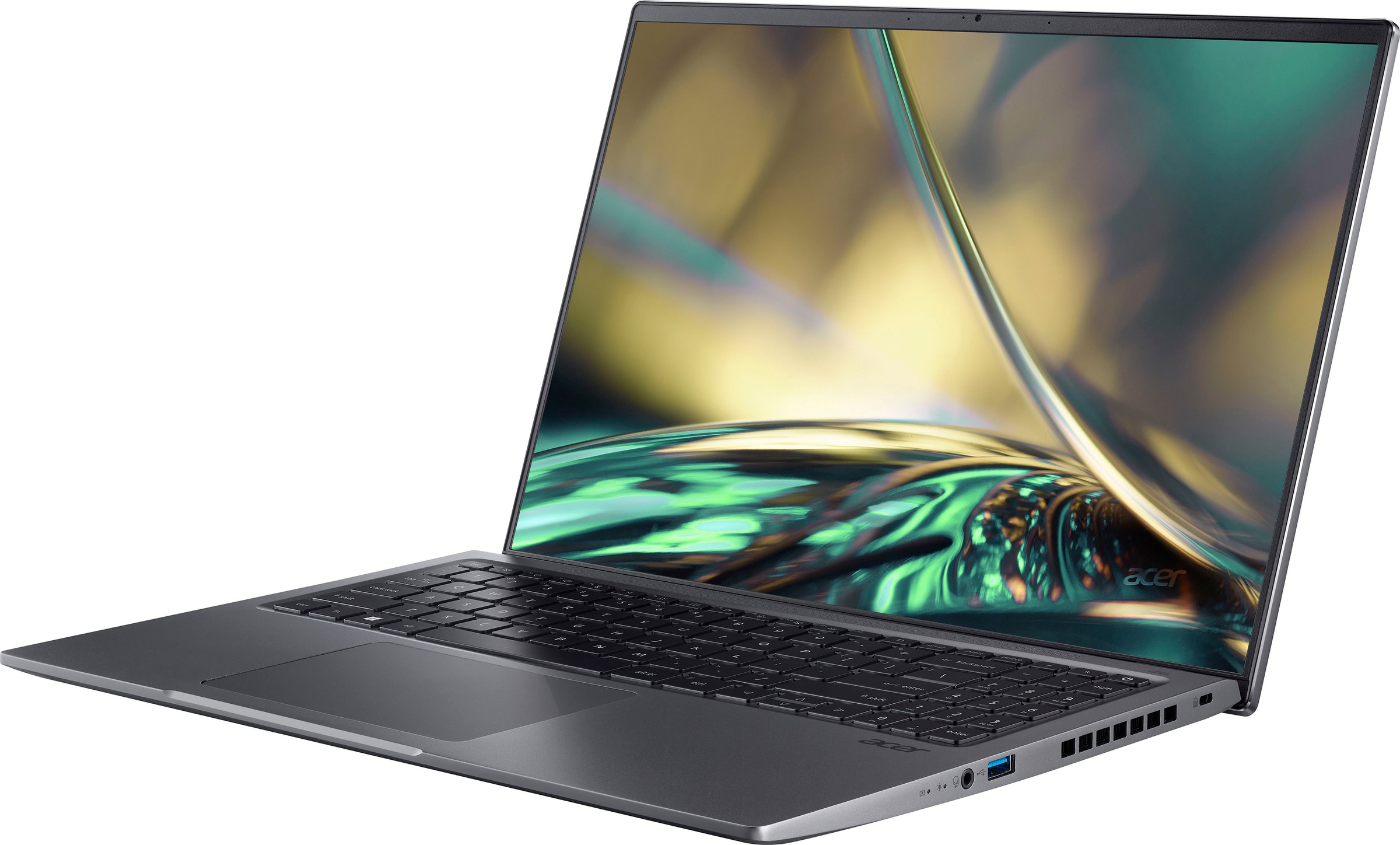 Acer Business-Notebook »Swift X 16" Laptop, IPS Display, 16 GB RAM, Windows 11 Home,«, 40,89 cm, / 16,1 Zoll, Intel, Core i7, Arc A370M, 1000 GB SSD, FHD Webcam, Thunderbolt™ 4, SFX16-52G-77RX