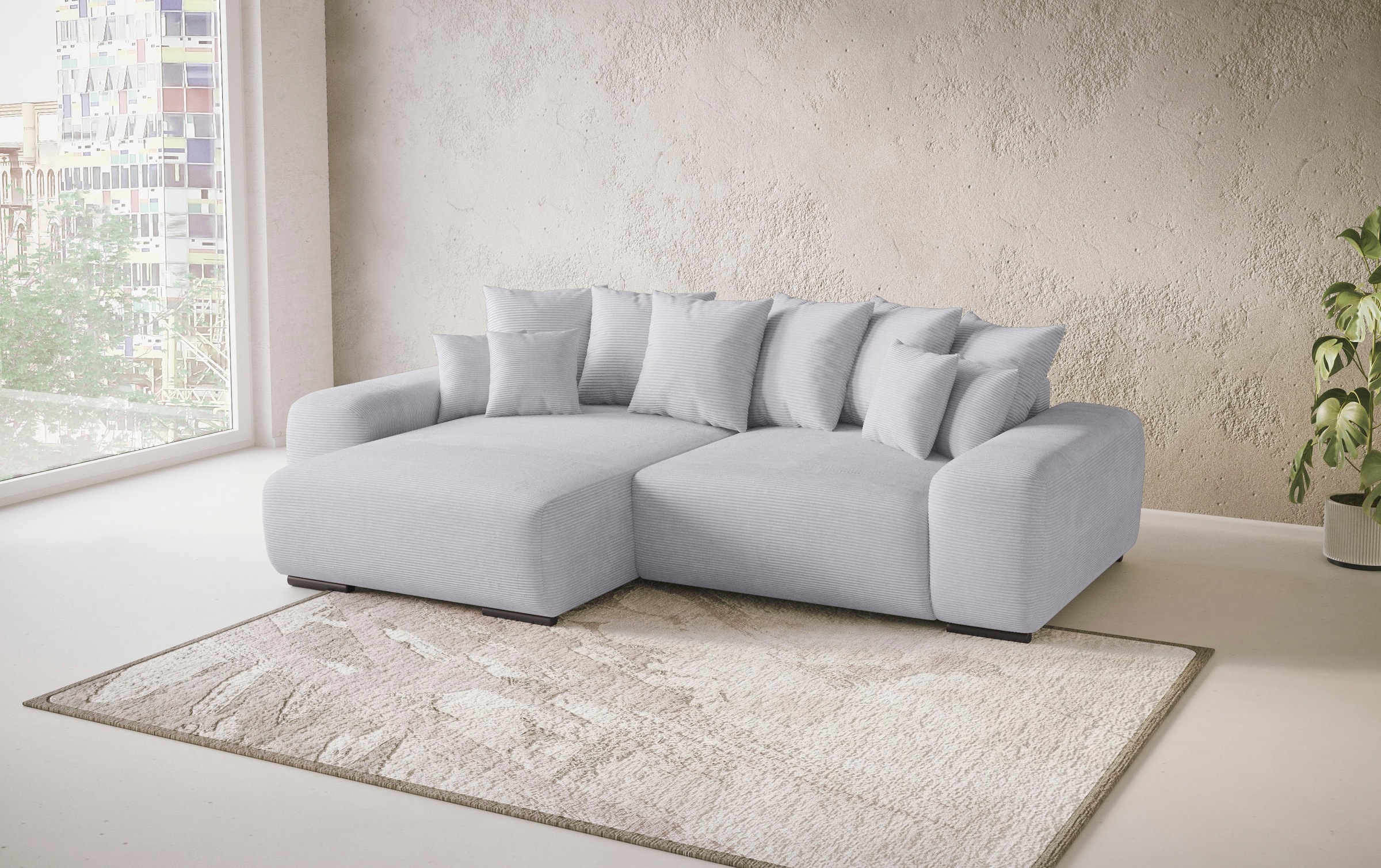 Mr. Couch Ecksofa »Sundance L-Form«, Dauerschläfer mit EasyBett-Schlaffunkt günstig online kaufen