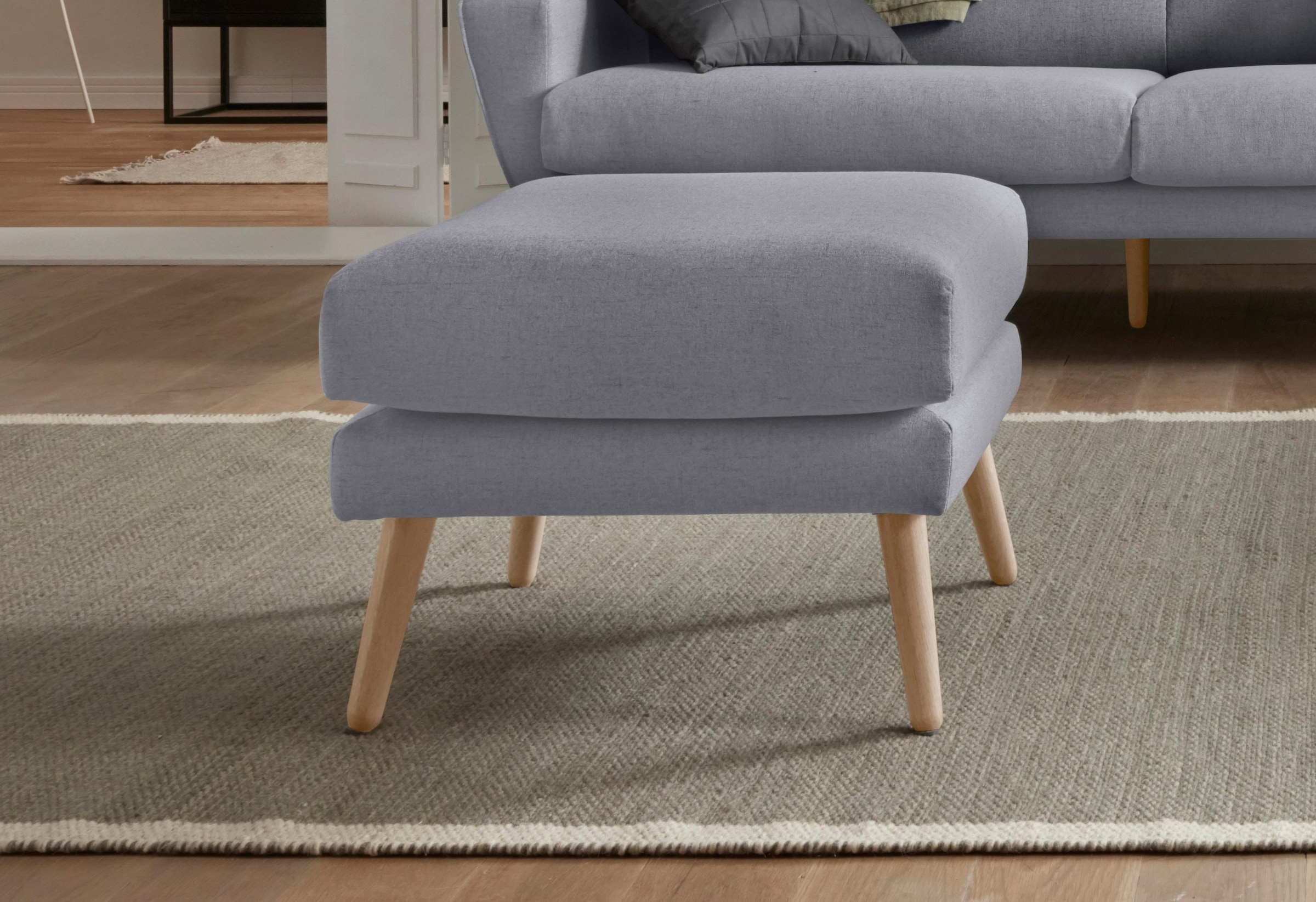 OTTO home Hocker »Bille« mit Eiche-Beinen, Design by Morten Georgsen günstig online kaufen