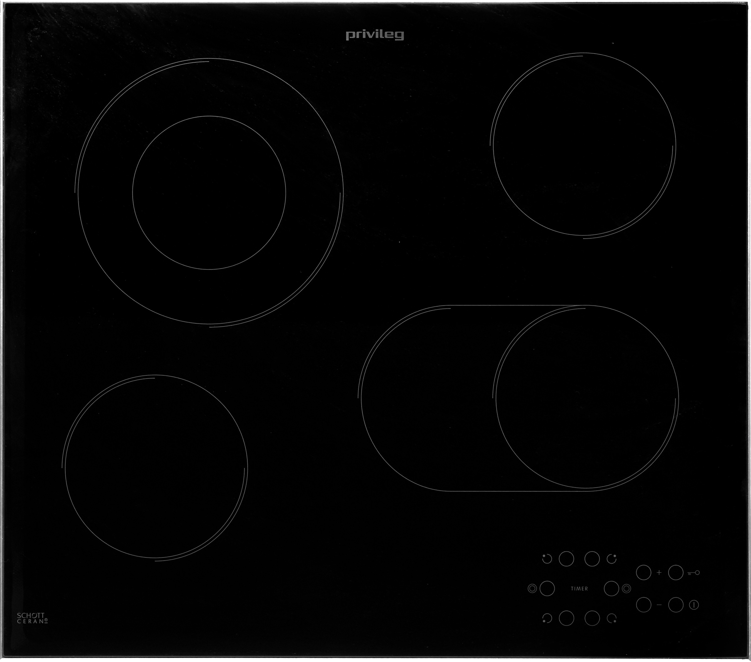 Privileg Backofen-Set »BAKO Turn&Cook 400«, PBWR6 OP8V2 IN, mit 2-fach-Teleskopauszug, Pyrolyse-Selbstreinigung, mit Restwärmeanzeige