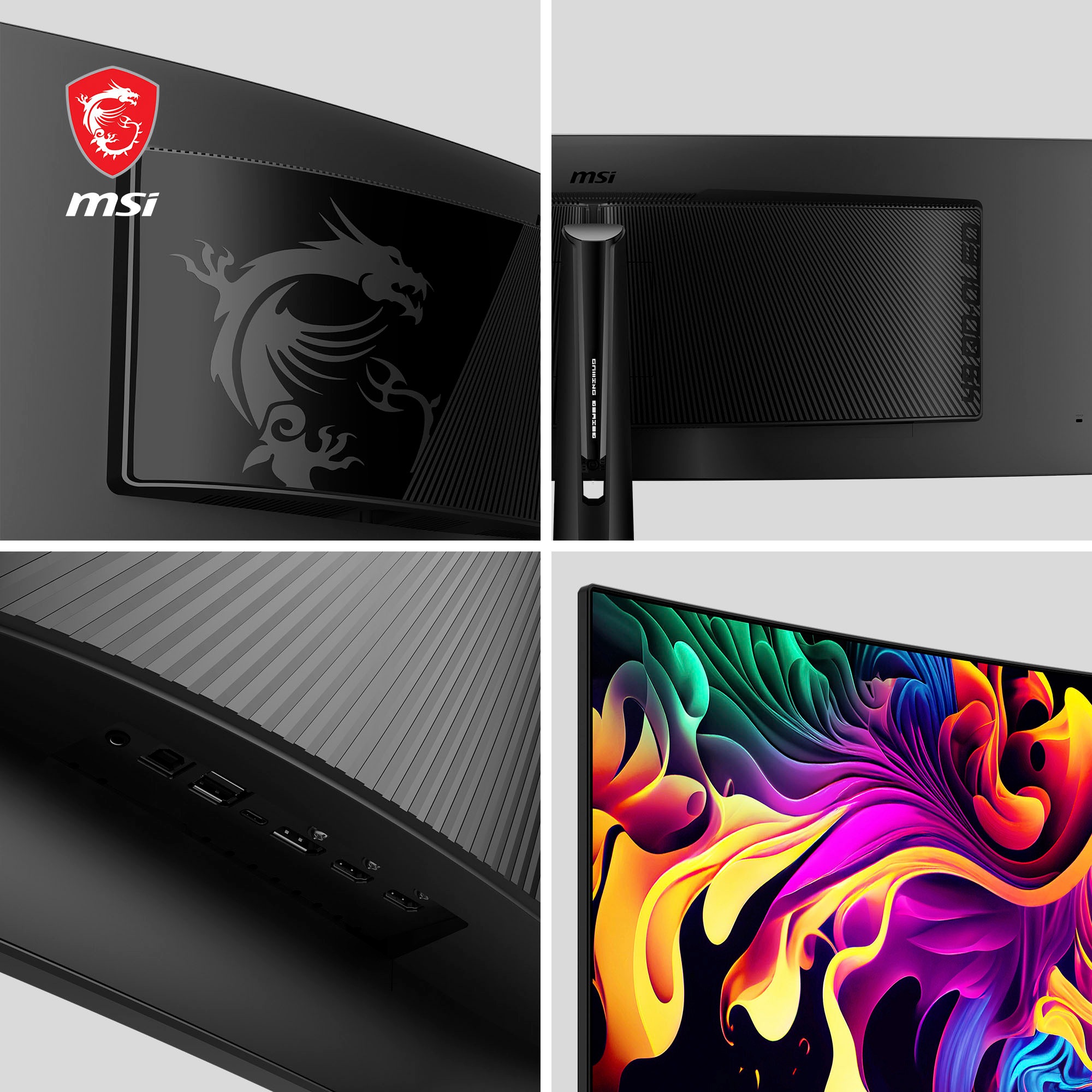 MSI Curved-Gaming-Monitor »MPG 491CQP QD-OLED«, 125 cm/49 Zoll, 5120 x 1440 px, DQHD, 0,03 ms Reaktionszeit, 144 Hz