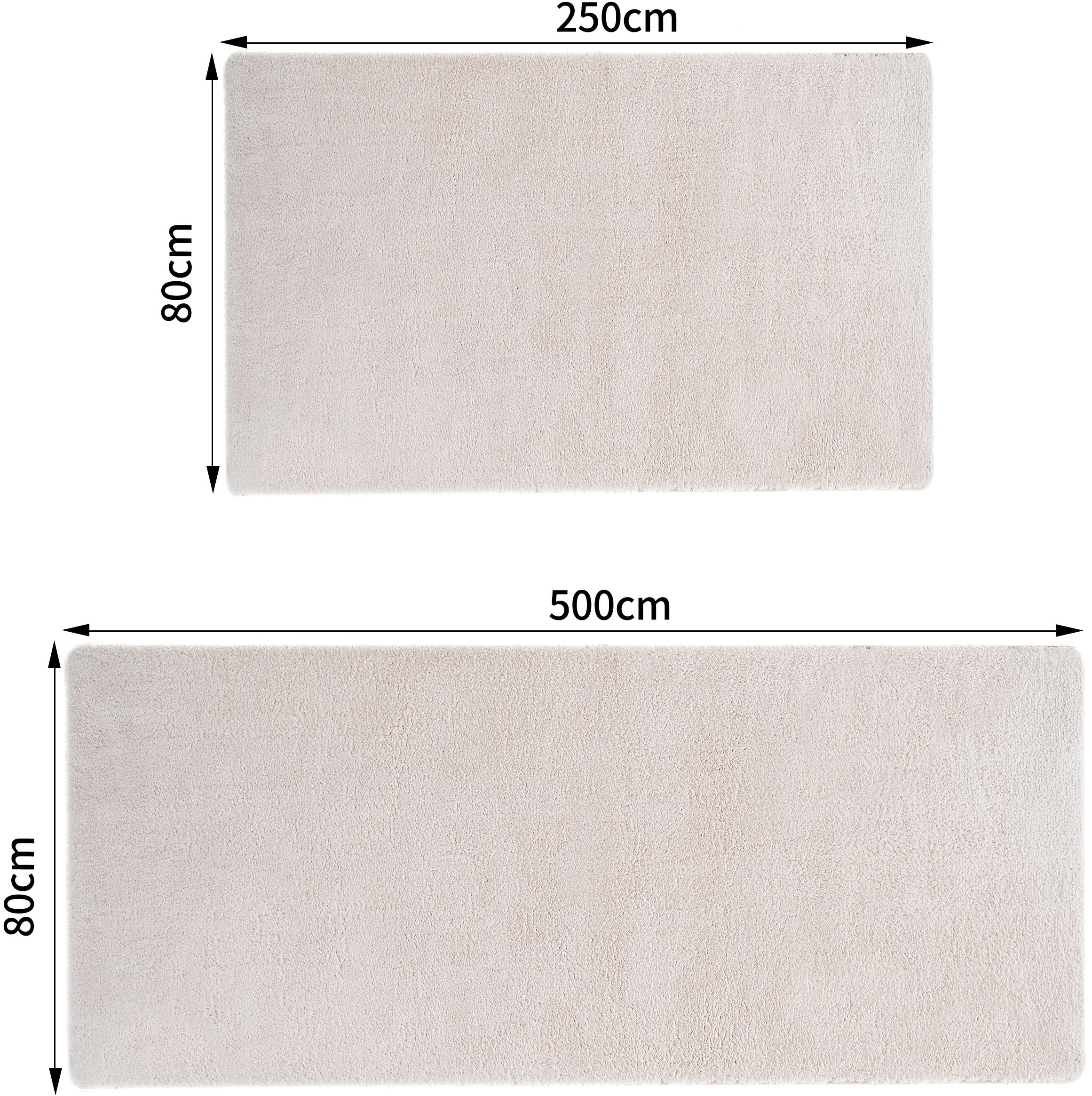 my home Hochflor-Läufer »Microfaser Teppich Magong, besonders weich, sehr feiner Flor«, rechteckig, 25 mm Höhe, uni Teppiche, Wohnzimmer, Schlafzimmer, Kinderzimmer, Flur, Brücke