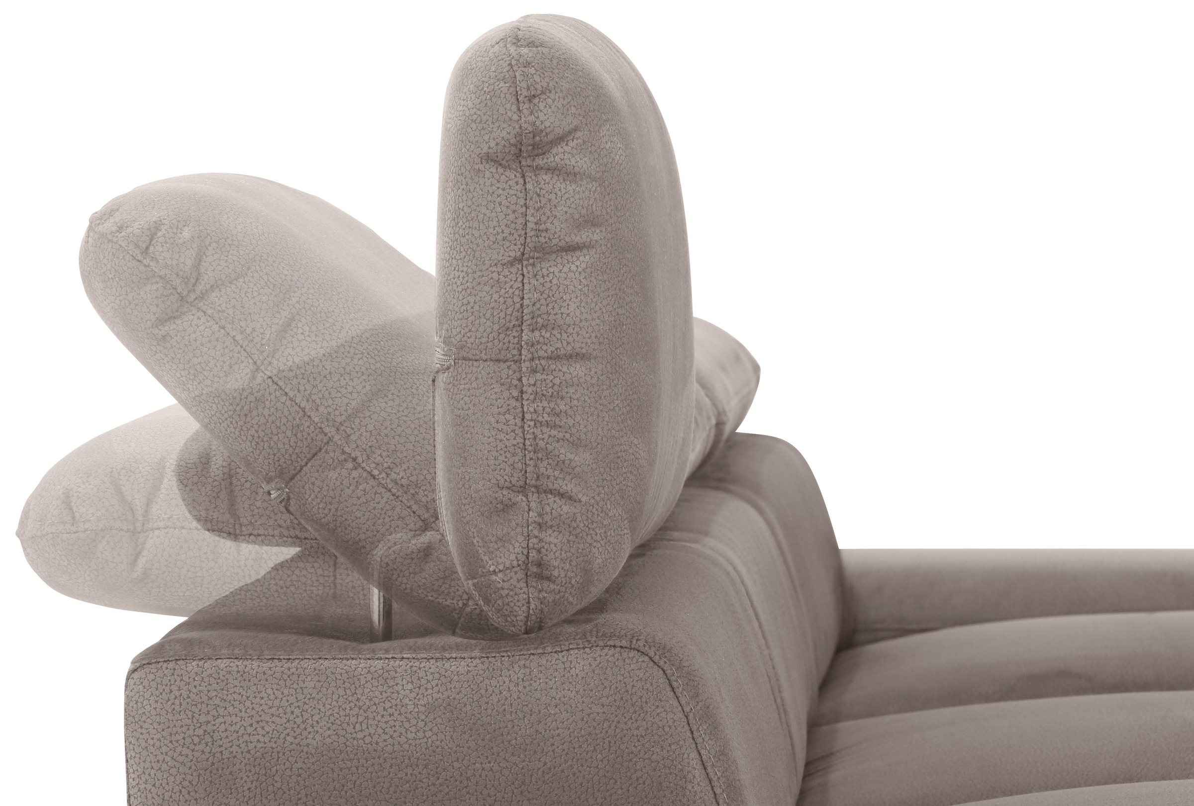 Home affaire Ecksofa »Alberto L-Form«, mit Kopfteilverstellung, wahlweise mit Bettfunktion