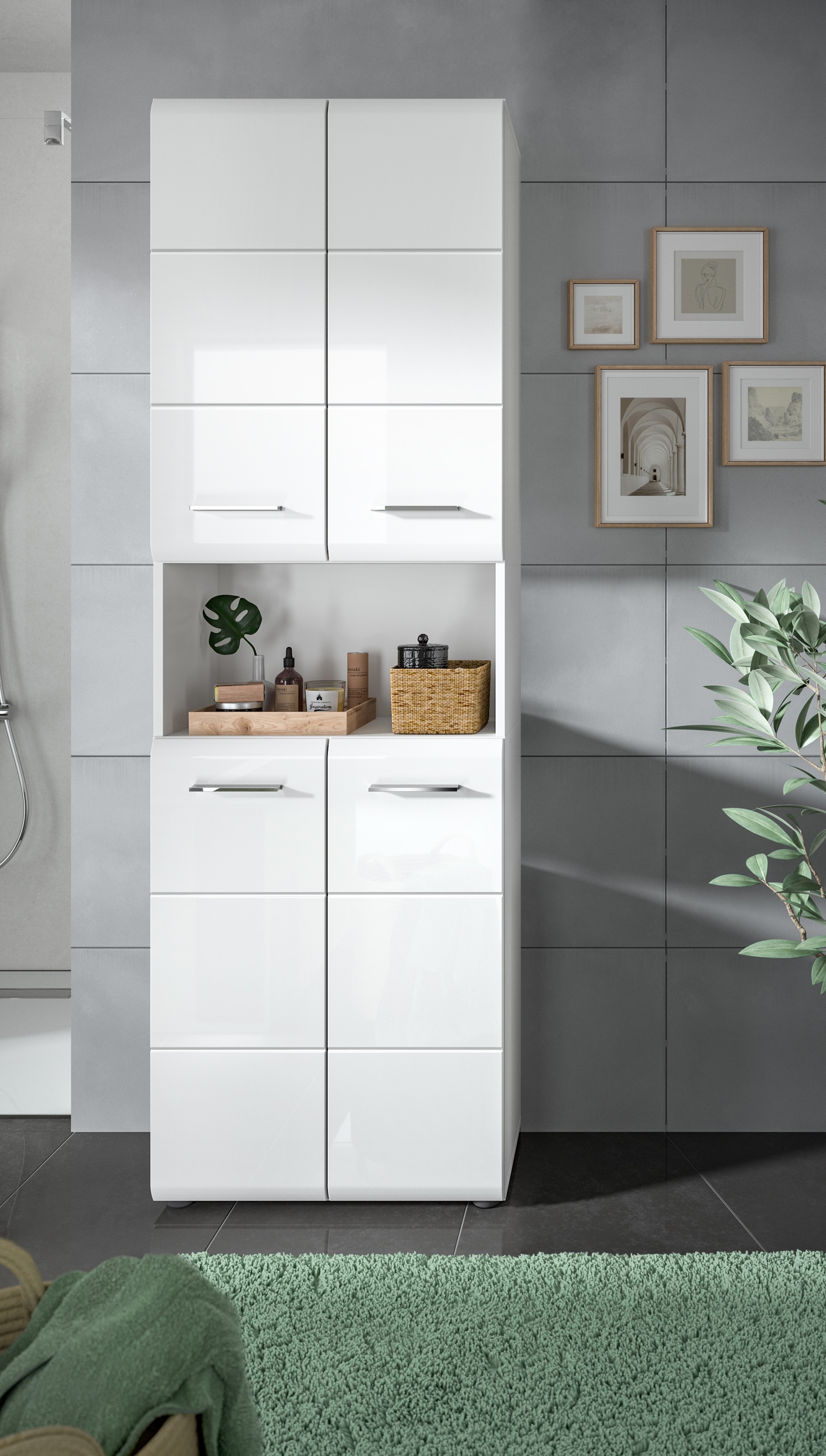 INOSIGN Stauraumschrank "FLORENZ, TOPSELLER, Höhe 185 cm, 4 Türen, 4 Fachbö günstig online kaufen