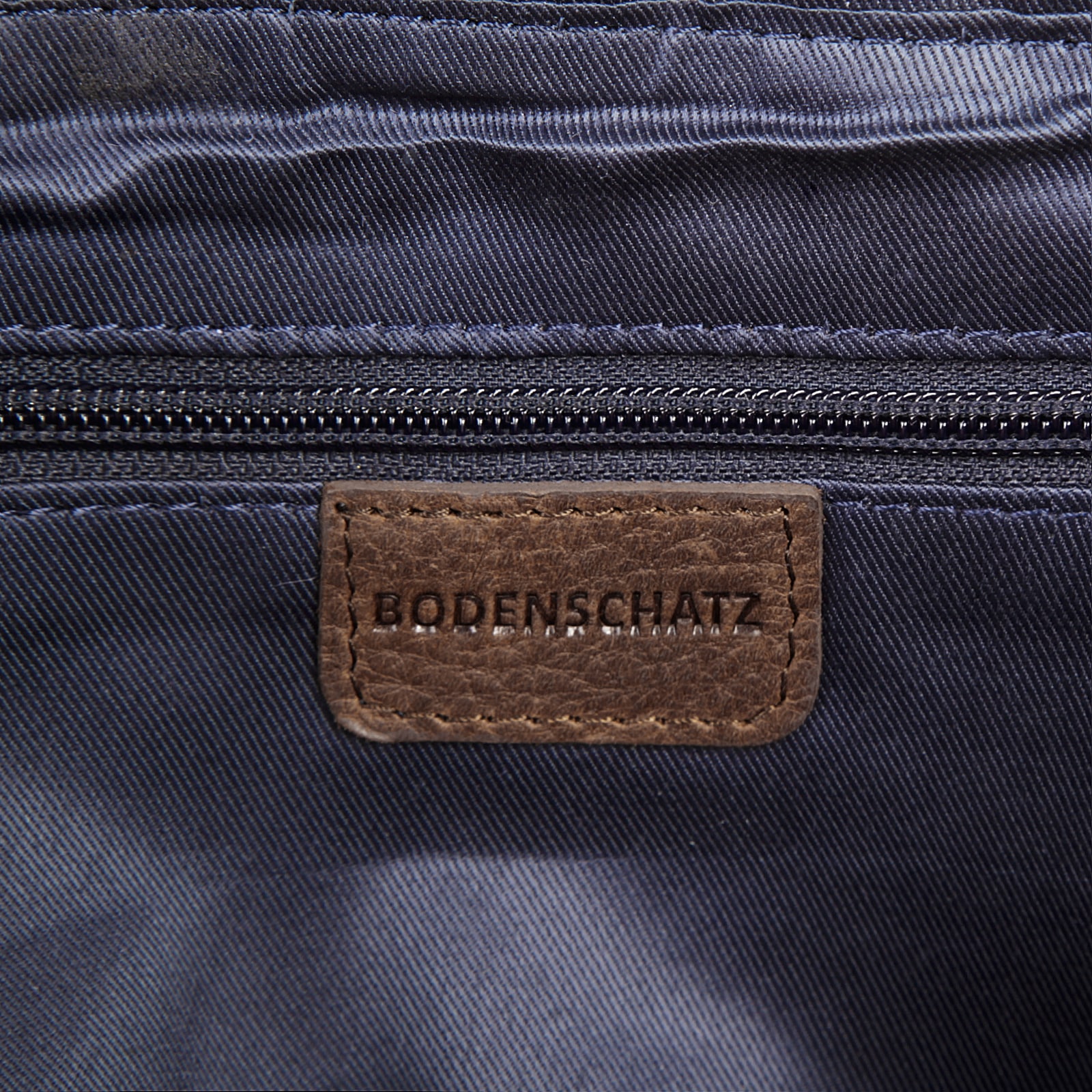 BODENSCHATZ Messenger Bag, echt Leder