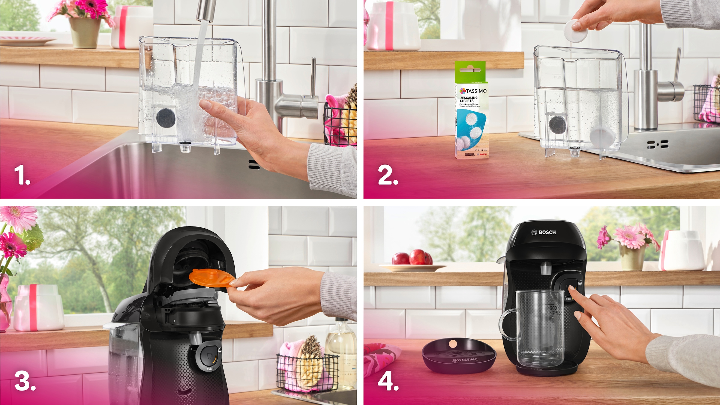 TASSIMO Kapselmaschine »Happy TAS1002N, über 70 Getränke, platzsparend«, nachhaltig, geeignet für alle Tassen, Wassertank 0,7 L, schwarz