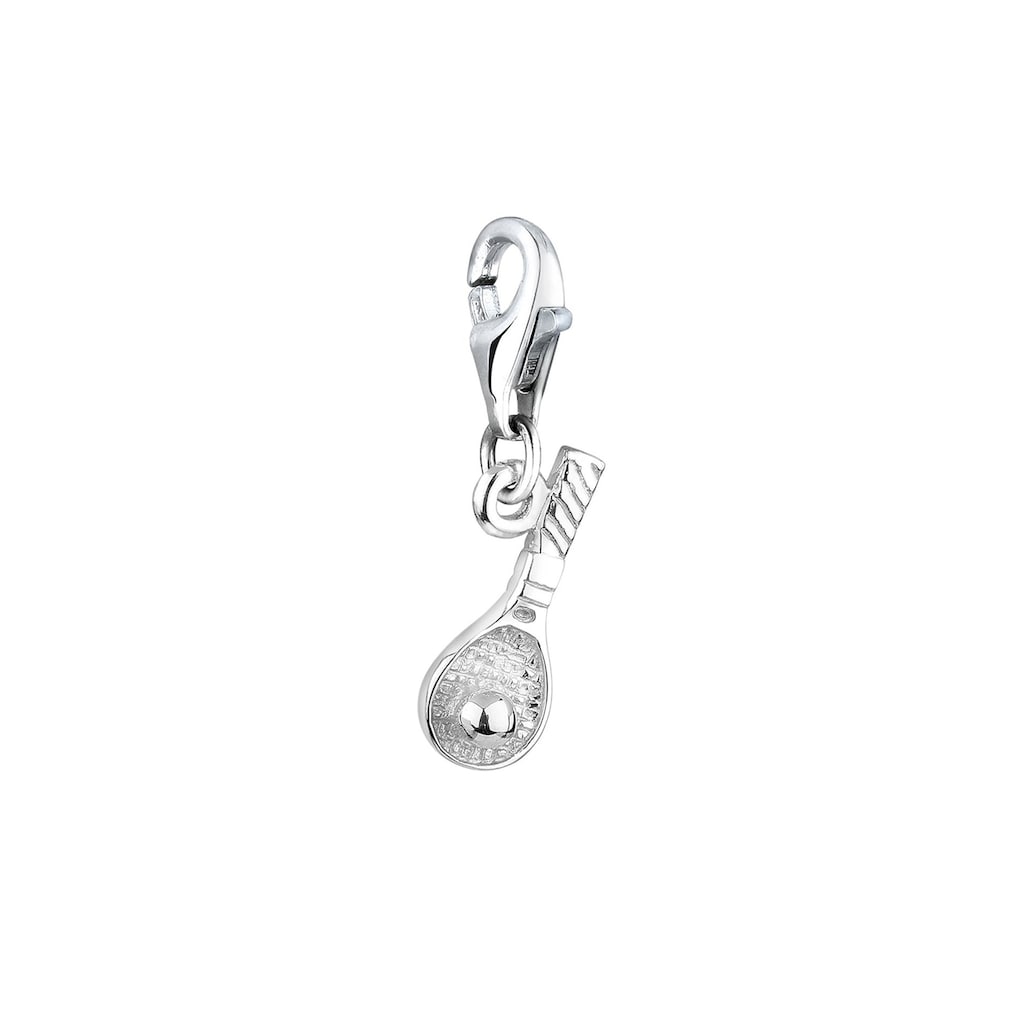 Nenalina Charm-Einhänger »Anhänger Tennisschläger Sport Ball 925 Silber«