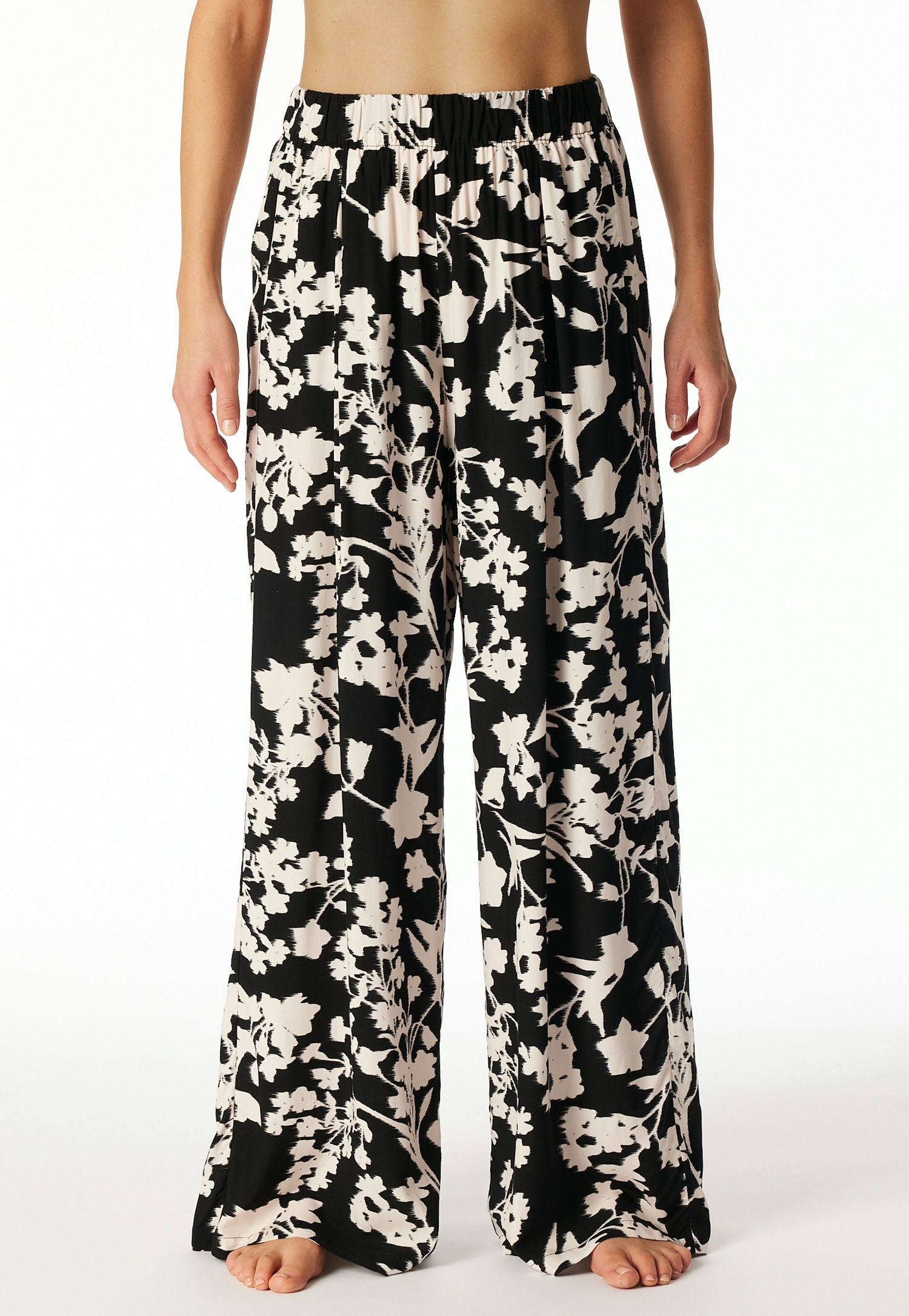 Schiesser Loungehose »Mix + Relax«, elastischer Bund, Viskose, seitliche Ta günstig online kaufen