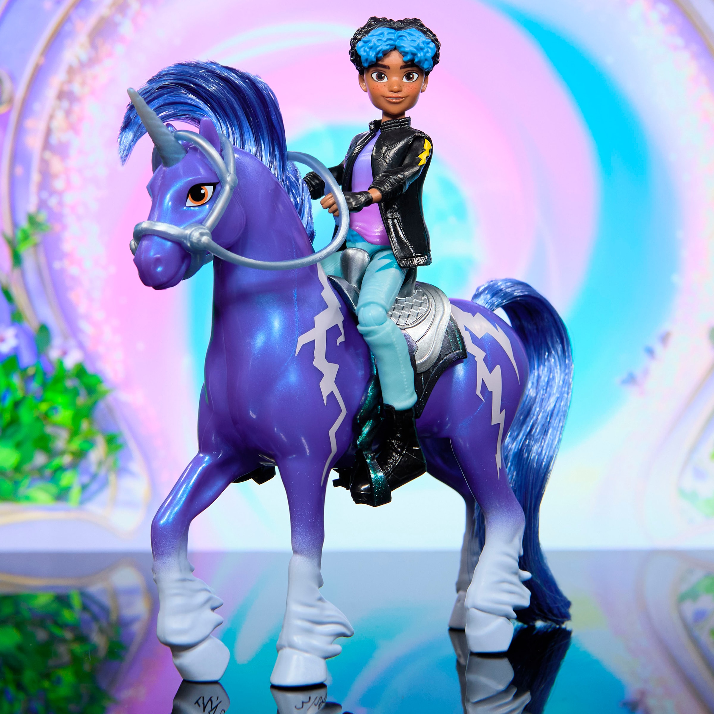 Spin Master Anziehpuppe »Unicorn Academy - Rory & Einhorn Storm«, mit echter Mähne