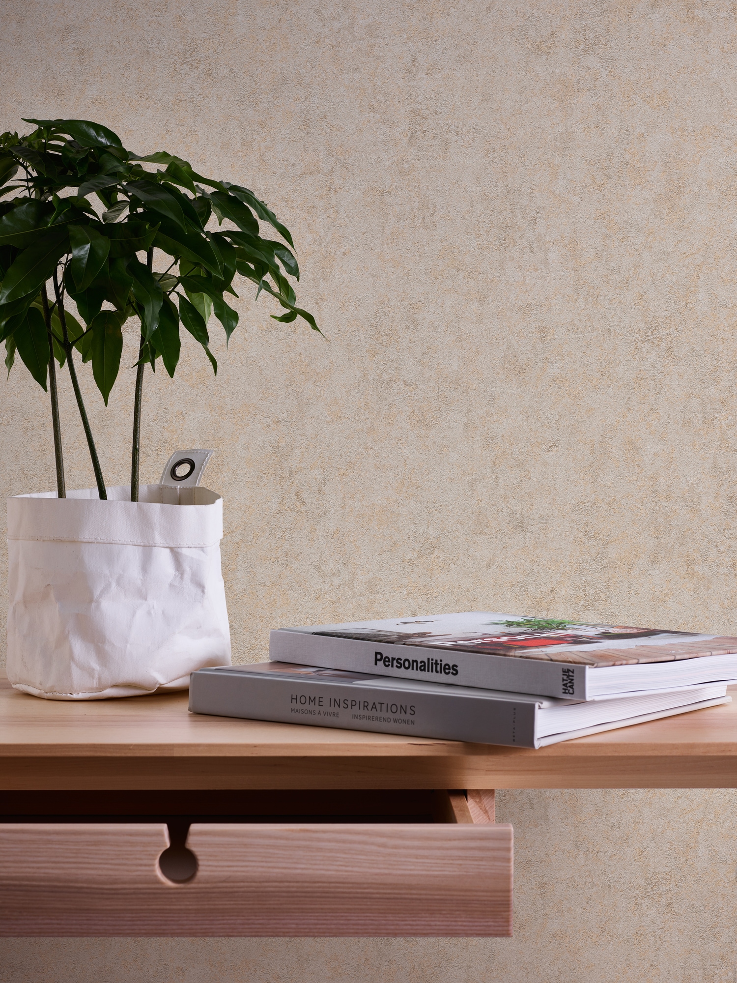 A.S. Création Vliestapete »Strukturtapete Metallic«, glänzend-abstrakt-organisch, Tapete Putzoptik Glatt Tapeten Wohnzimmer Schlafzimmer Küche Flur Büro