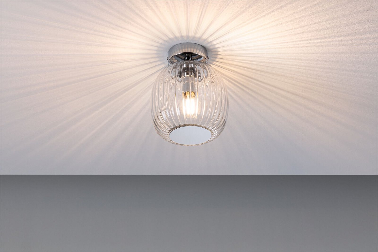 Paulmann Deckenleuchte »Ruya IP44 E14 230V max. 20W Glas, Chrom«, 1 flammig, Leuchtmittel E14 | ohne Leuchtmittel