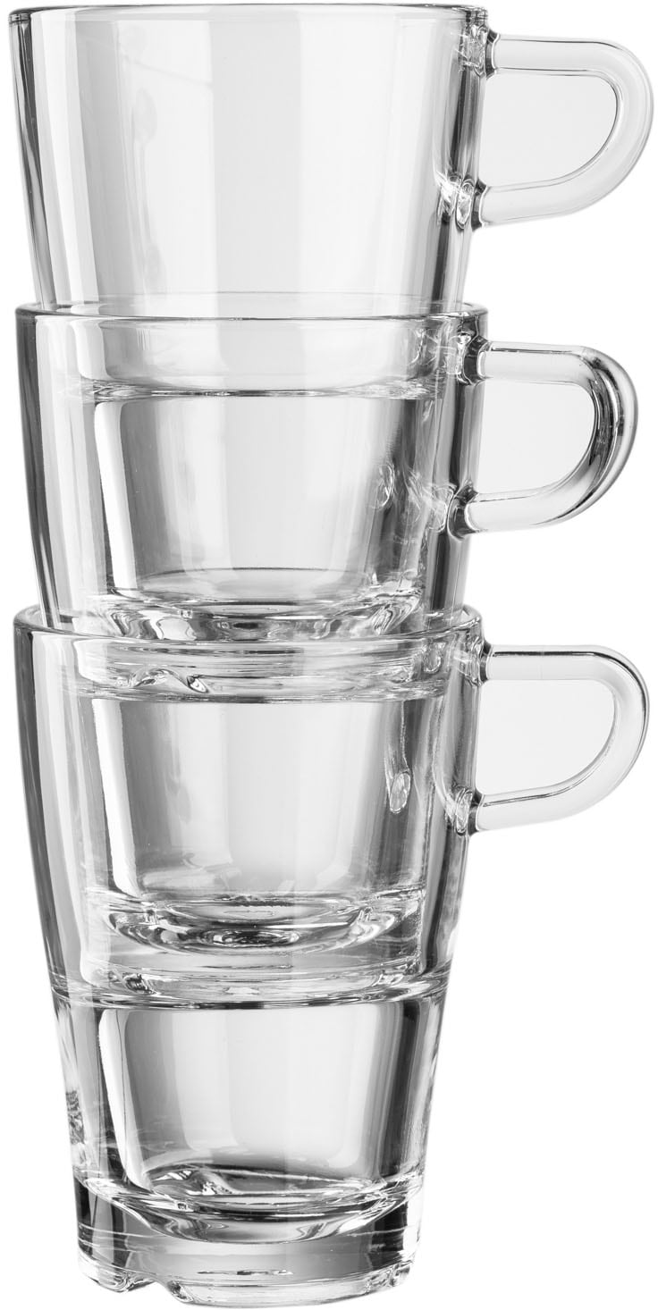 LEONARDO Latte-Macchiato-Glas »SENSO«, (Set, 4 tlg.), (4-teilig) inkl. 2 Lö günstig online kaufen