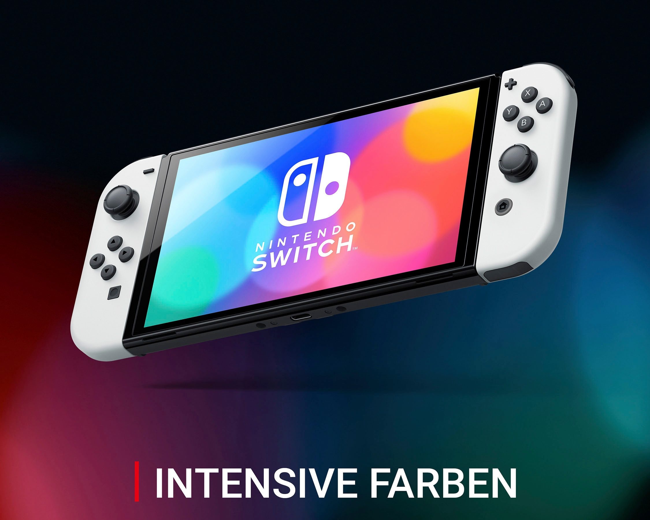 Nintendo Switch Konsolen-Set »NSW OLED Konsole weiss inkl.Super Mario Galaxy 1+2« 64 GB