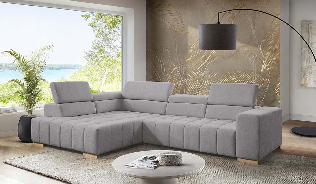 exxpo - sofa fashion Ecksofa »Elianos, hoher Sitzkomfort, aufwendige Kreuzs günstig online kaufen