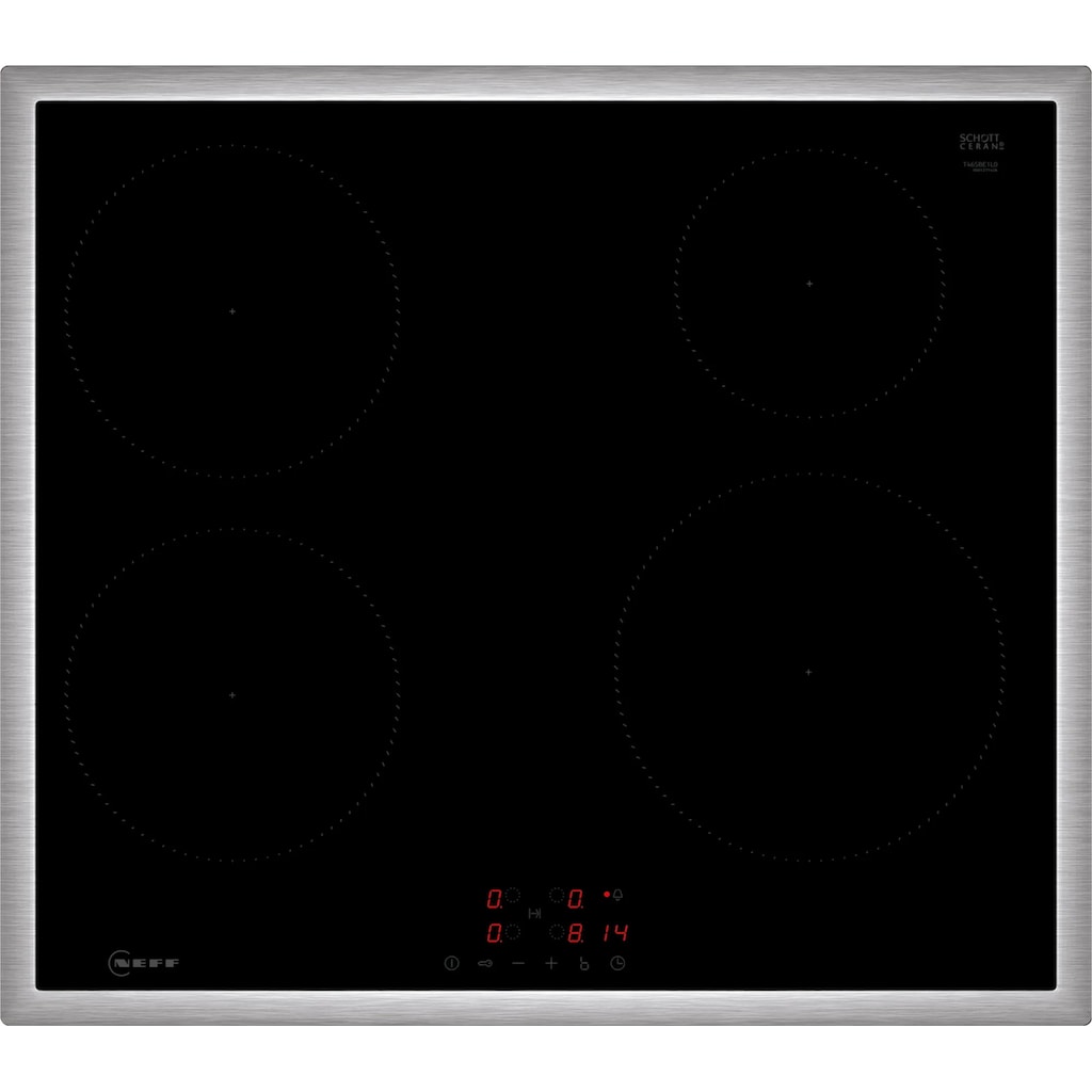 NEFF Induktions-Kochfeld von SCHOTT CERAN® »T46SBE1L0«, T46SBE1L0, mit einfacher Touch Control Bedienung
