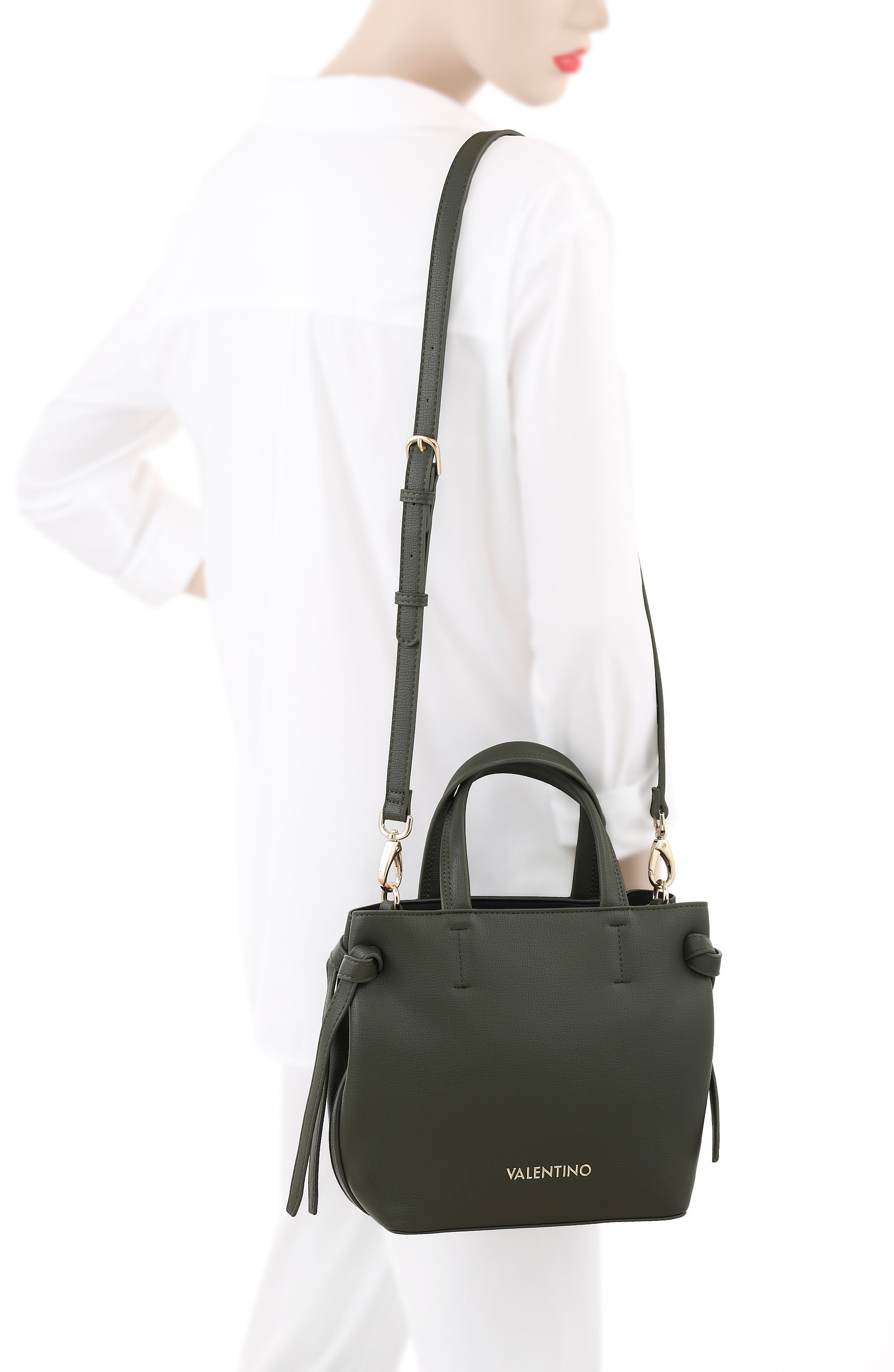 VALENTINO BAGS Shopper »WIN RE« , Damen Umhängetasche, Schultertasche, Tragetasche mit Logo