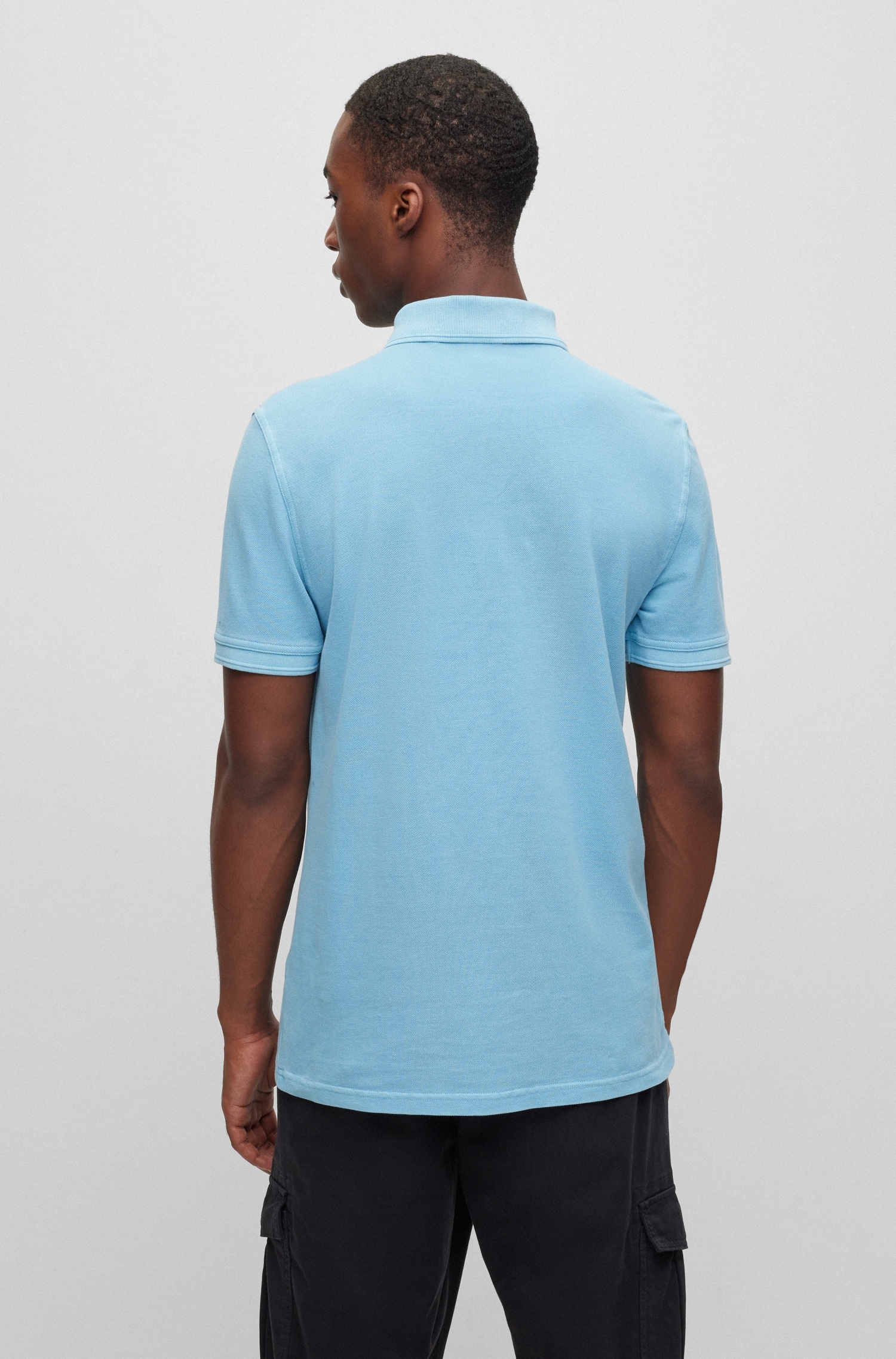ORANGE Poloshirt 10203439 der kaufen 01«, Logoschriftzug online mit auf dezentem BOSS Brust »Prime