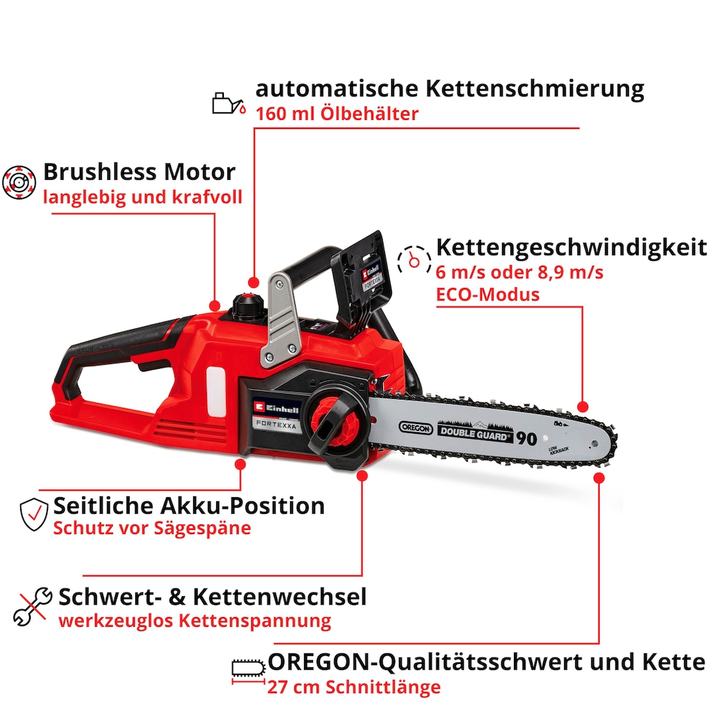 Einhell Akku-Kettensäge »FORTEXXA 18/30«