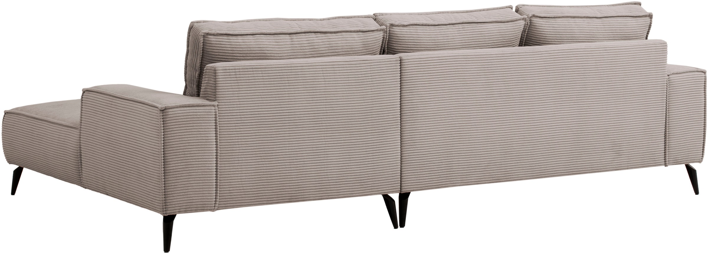 andas Sitzgruppe »TVINNU, Polsterecke L-Form, Schlaffunktion, mit Hocker«, (Set, 2 tlg.), stellbar zum Schlafsofa (Krokodilverbinder)