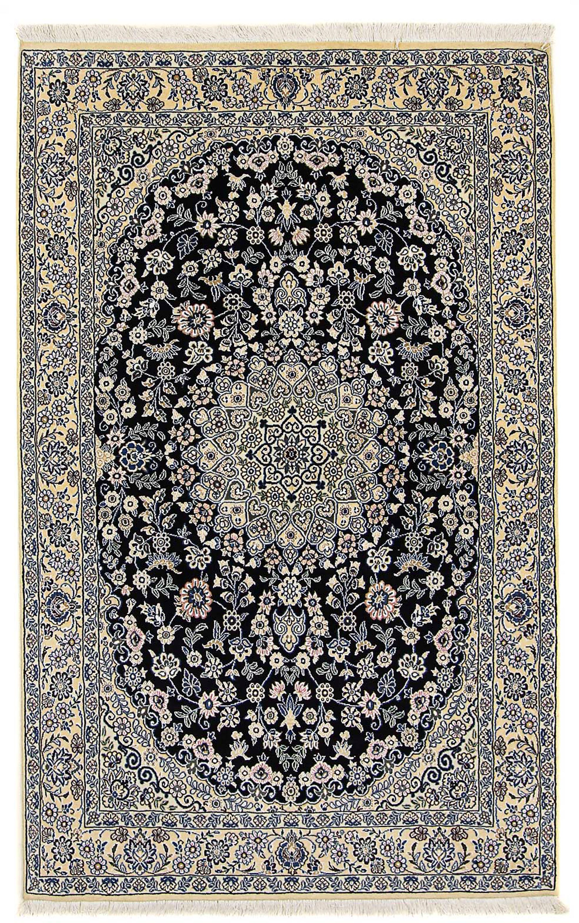 morgenland Orientteppich »Perser - Nain - Royal - 202 x 132 cm - dunkelblau günstig online kaufen
