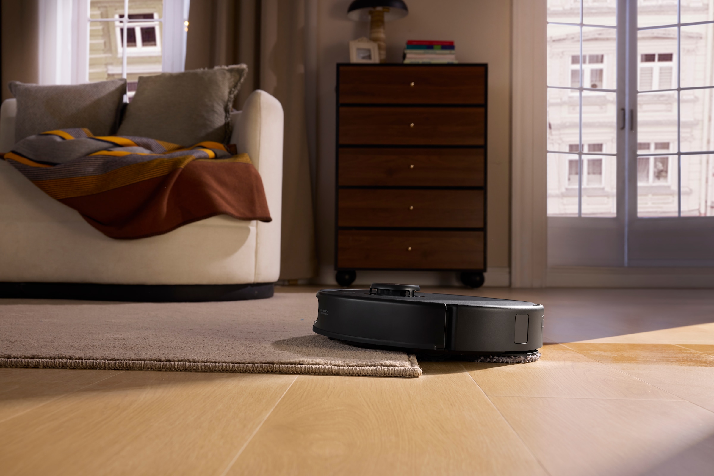 Roborock Saugroboter »Roborock Qrevo Edge 5V1 mit Wischfunktion, virtuelle Sperrzonen,« intellig. Software, präzise Raumzuordnung, individ. Reinigungspläne