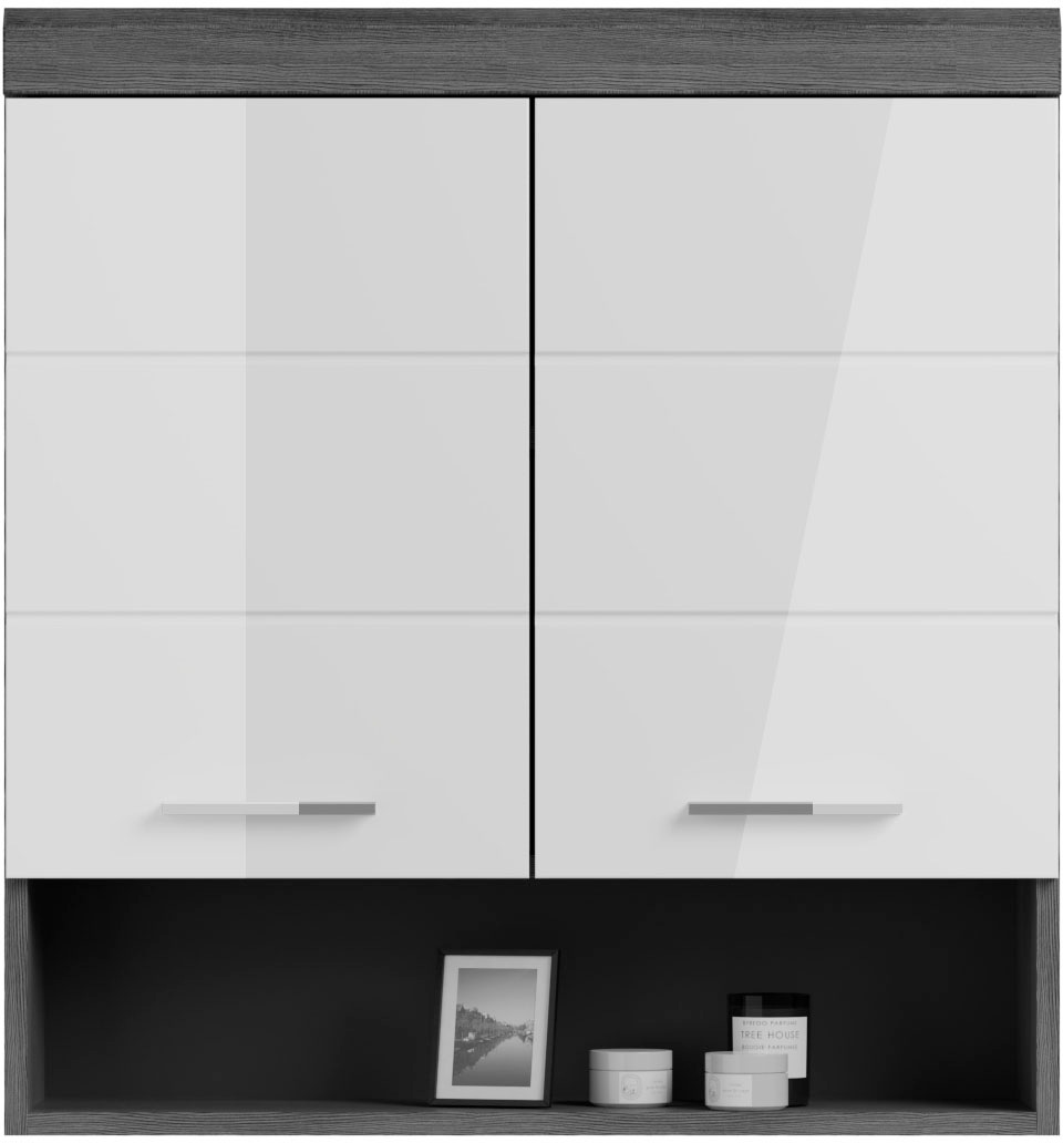 INOSIGN Hängeschrank »Siena, Breite 74cm, 2 Türen, 1 offenes Fächer, MDF-Fr günstig online kaufen