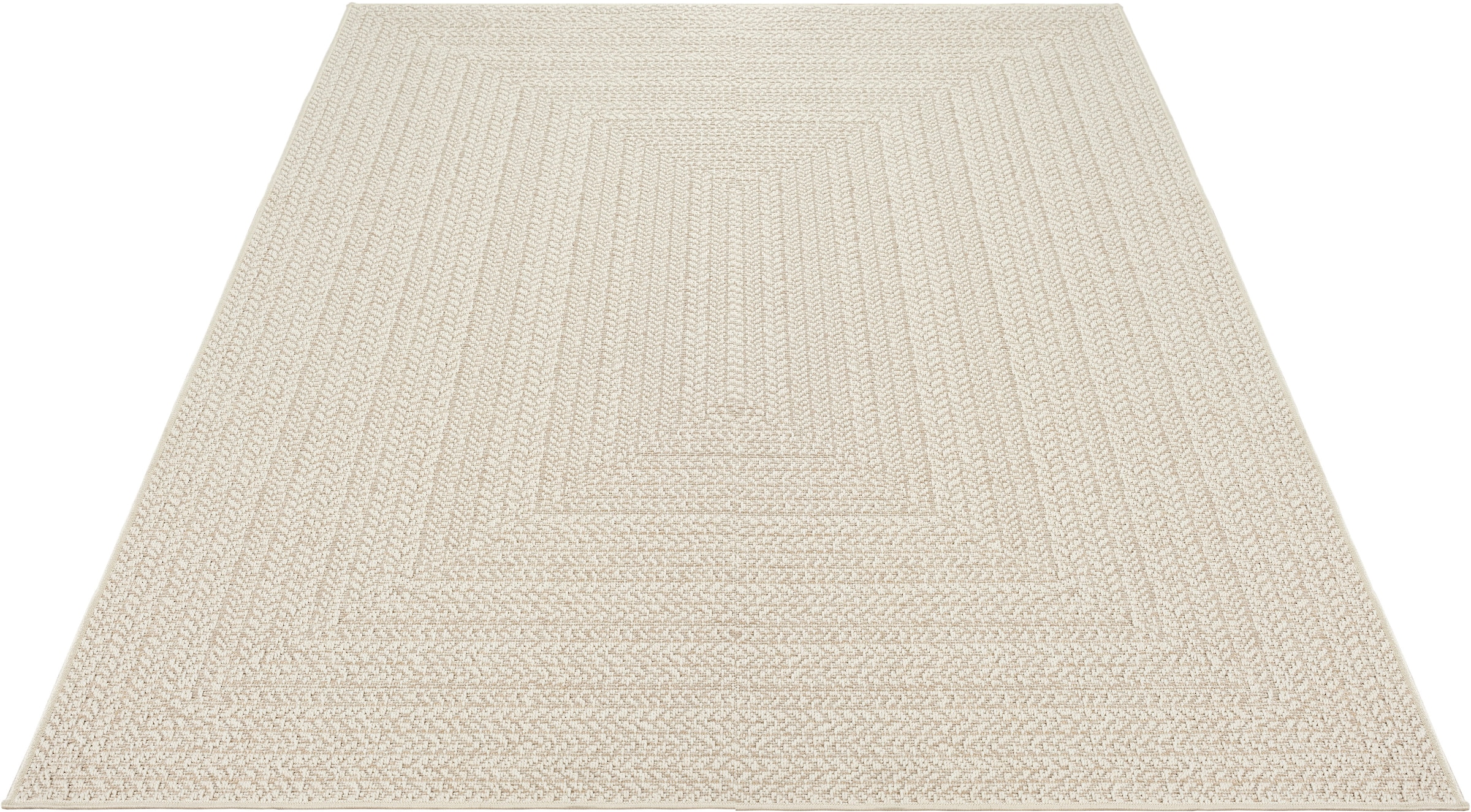 merinos Teppich »Kenzy 1« rechteckig 10 mm Höhe robuster In- und Outdoor Teppich im natürlichen Jute-Look, wetterfest