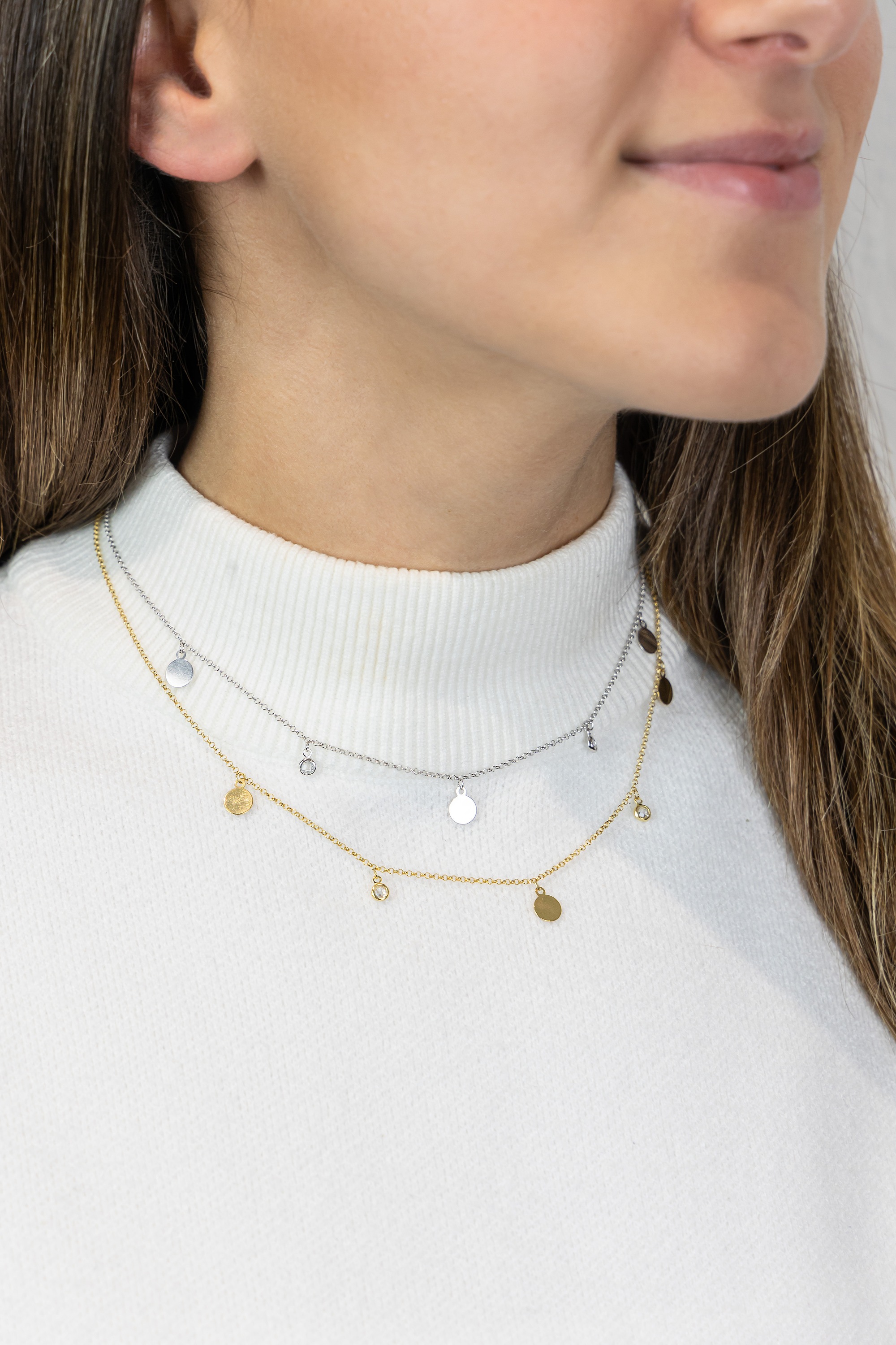 Vivance Collierkettchen »925-Sterling Silber vergoldet«
