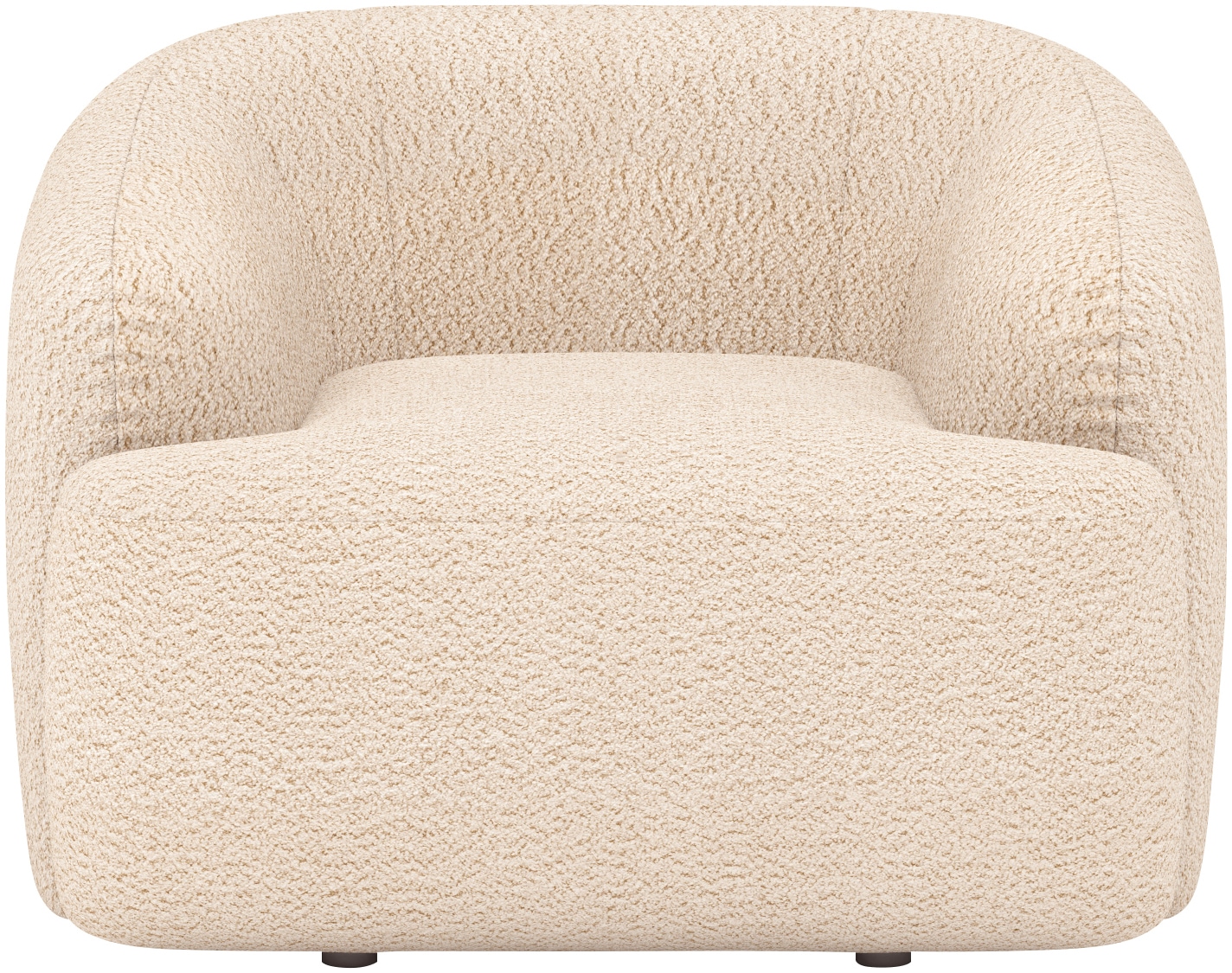 INOSIGN Sessel »Nergal, B/T/H, 120/110/81 cm«, Großer Sessel mit Wellenunte günstig online kaufen