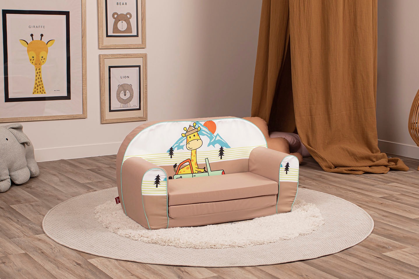 Knorrtoys® Sofa »Giraffe on Tour«, für Kinder; Made in Europe