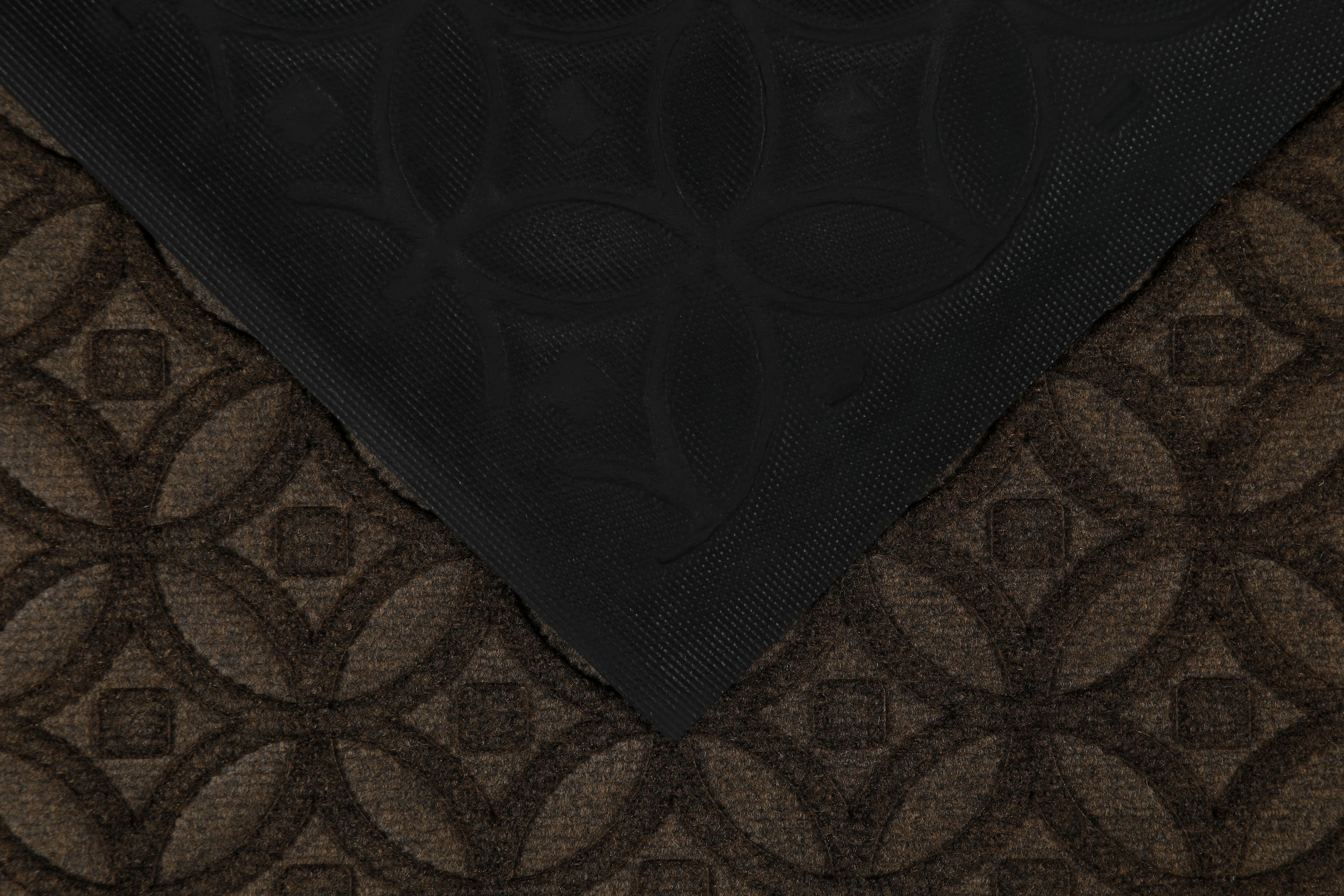 Wecon home Fußmatte »Midnight Mosaic«, rechteckig, 4 mm Höhe, pflegeleicht, rutschfest, Ornamente, Innen & Außen, Schmutzfangmatte