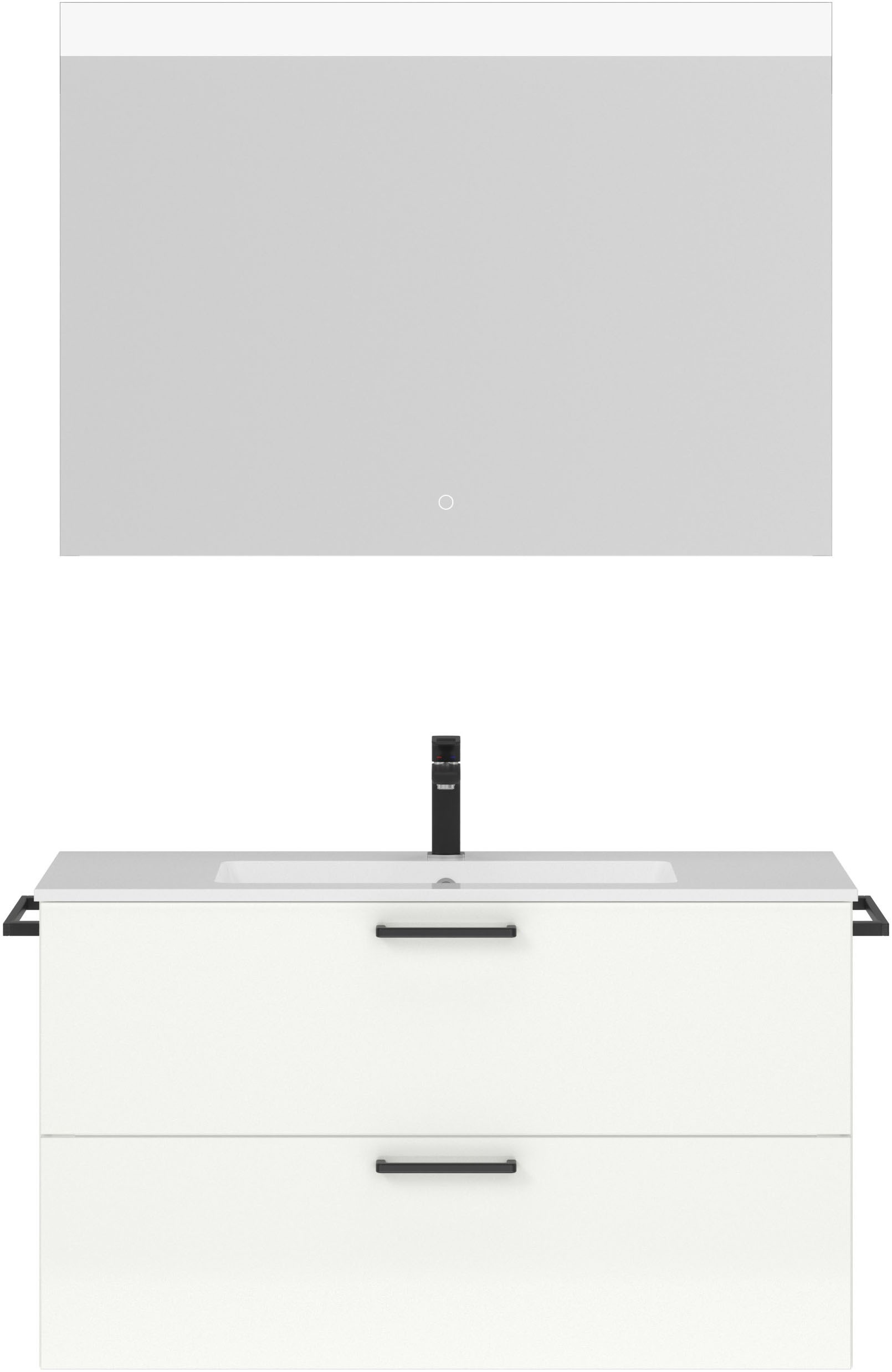 nobilia® Badmöbel-Set »Tolvina« vormontiert, mit Soft-Close, 2 Stk. tlg. günstig online kaufen