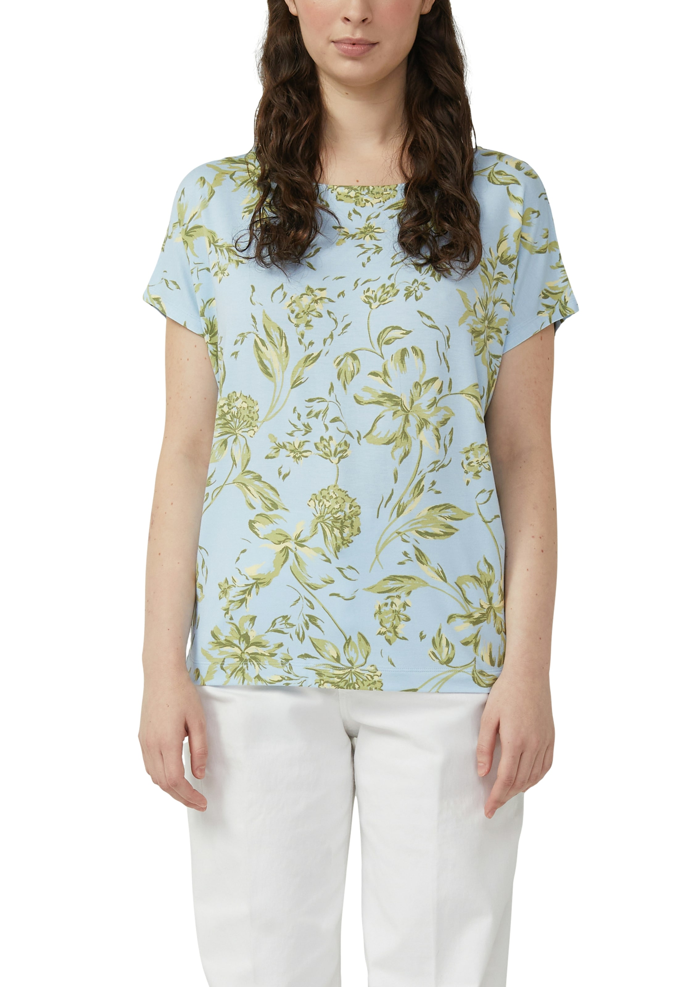 s.Oliver Blusenshirt Sommershirt mit floralem Muster
