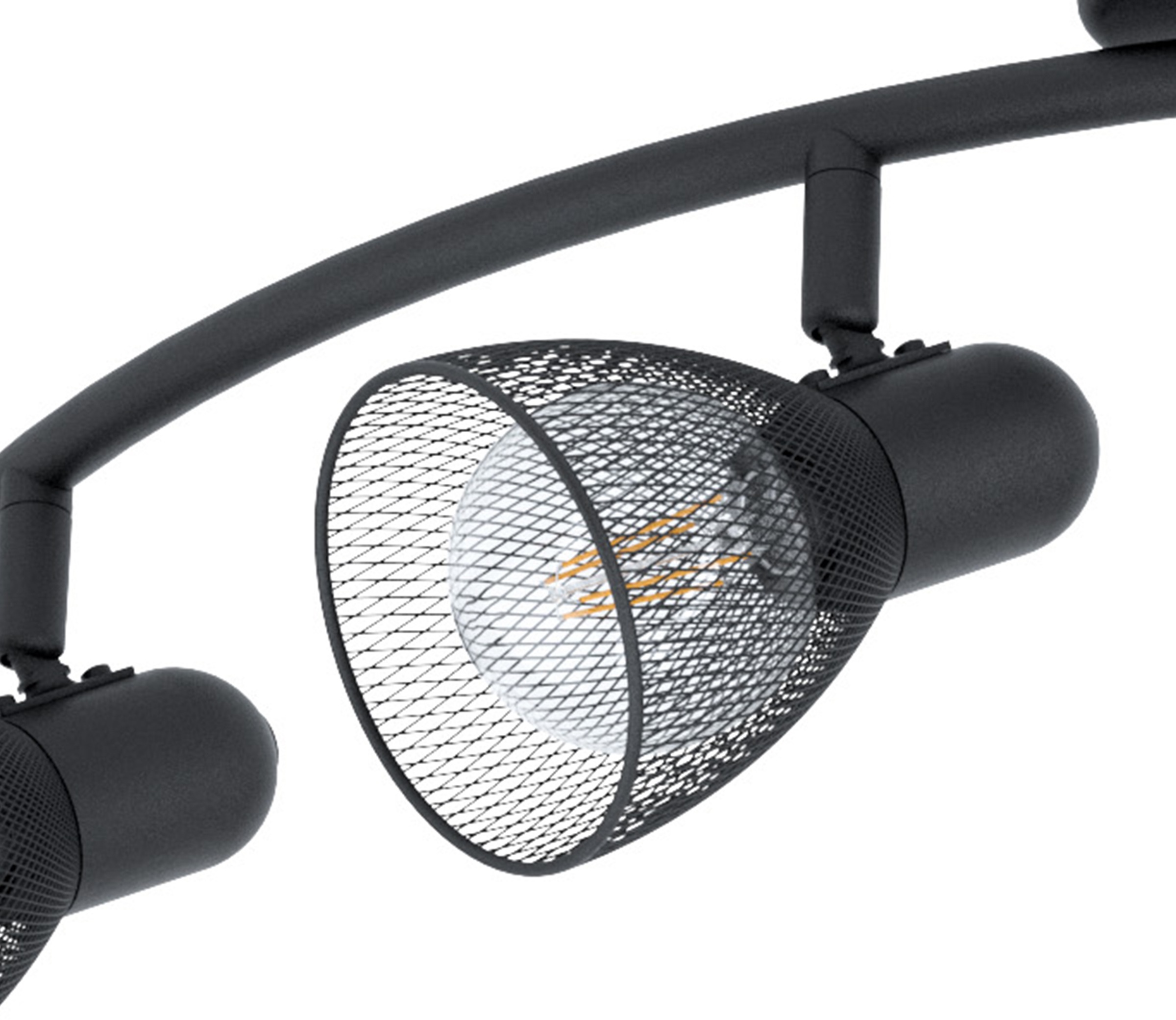 EGLO Deckenspot »CAROVIGNO Deckenstrahler, Stahl, E14, IP20, Wohnzimmerlamp günstig online kaufen