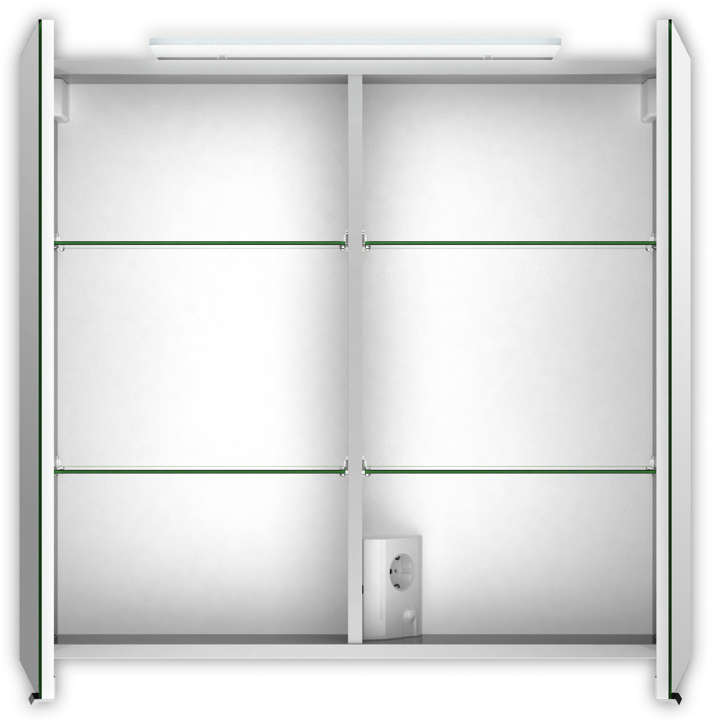 jokey Spiegelschrank »Lightblade«, weiß, 72 cm Breite