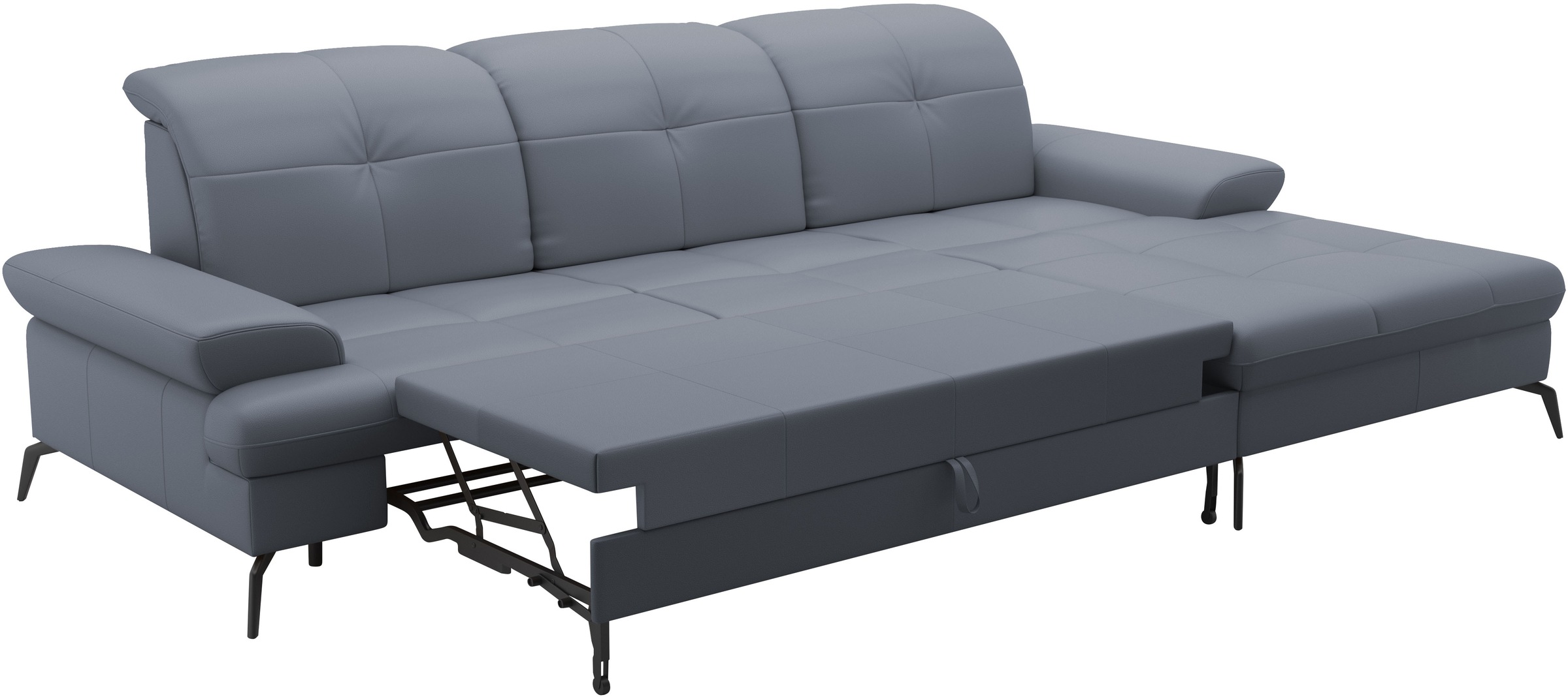 sit&more Ecksofa »Amica, L-Form, inkl. Sitztiefenverstellung & Armteilverstellung«, wahlweise mit Bettfunktion, Bettkasten und Kopfteilverstellung