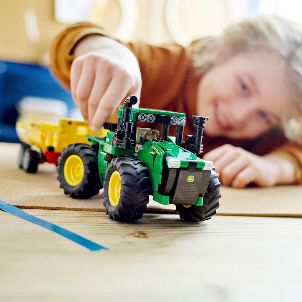 LEGO® Konstruktionsspielsteine »John Deere 9620R 4WD Tractor (42136), LEGO® Technic«, (390 St.)