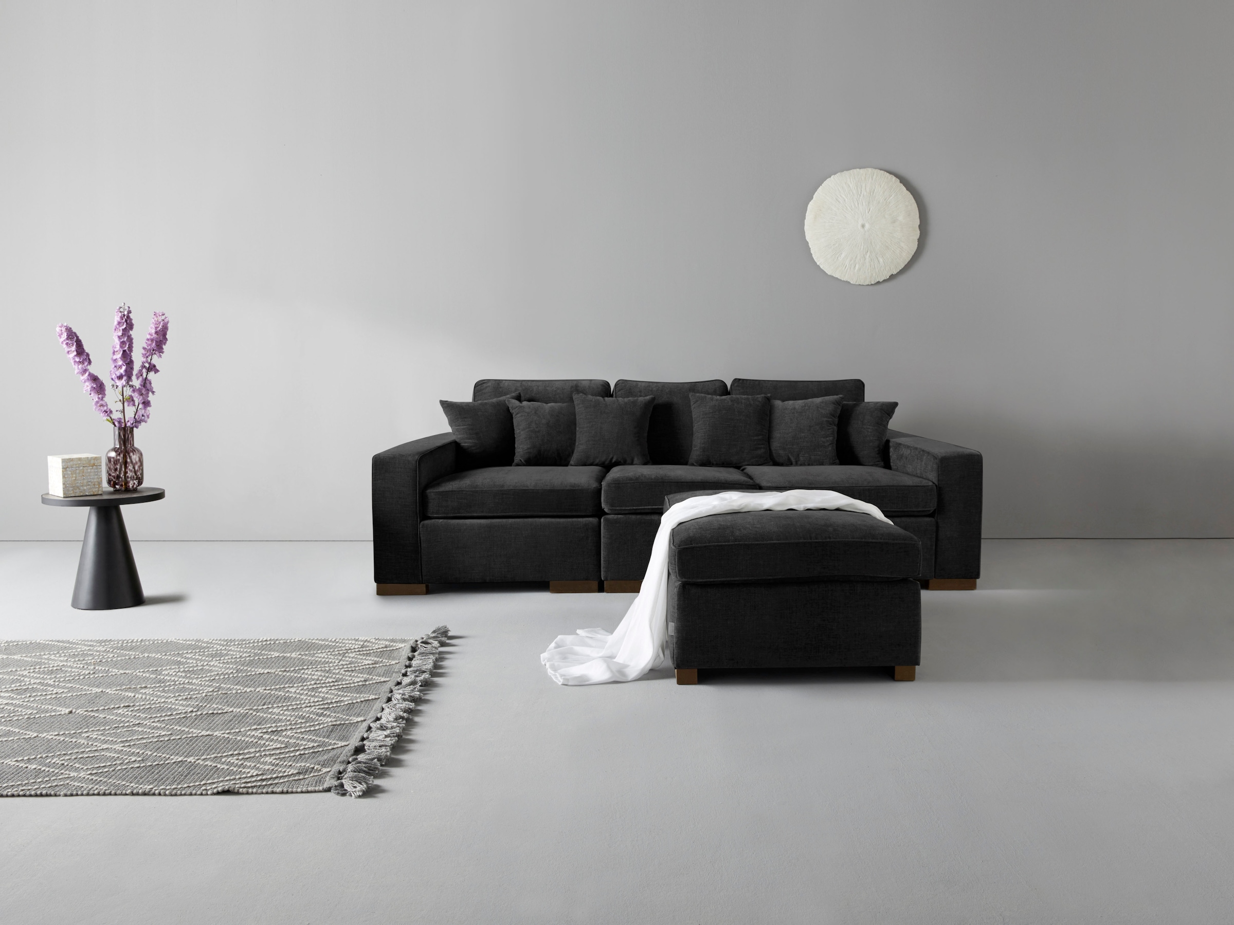 Guido Maria Kretschmer Home&Living 3-Sitzer »Skara«, Lounge-Sofa mit Federkernpolsterung, in vielen Bezugsvarianten