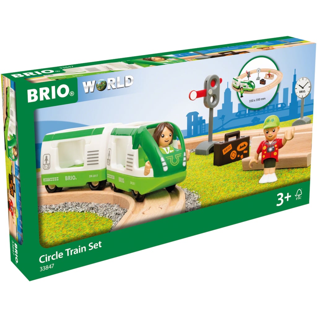BRIO® Spielzeug-Eisenbahn »BRIO® WORLD, Starter Set Reisezug«