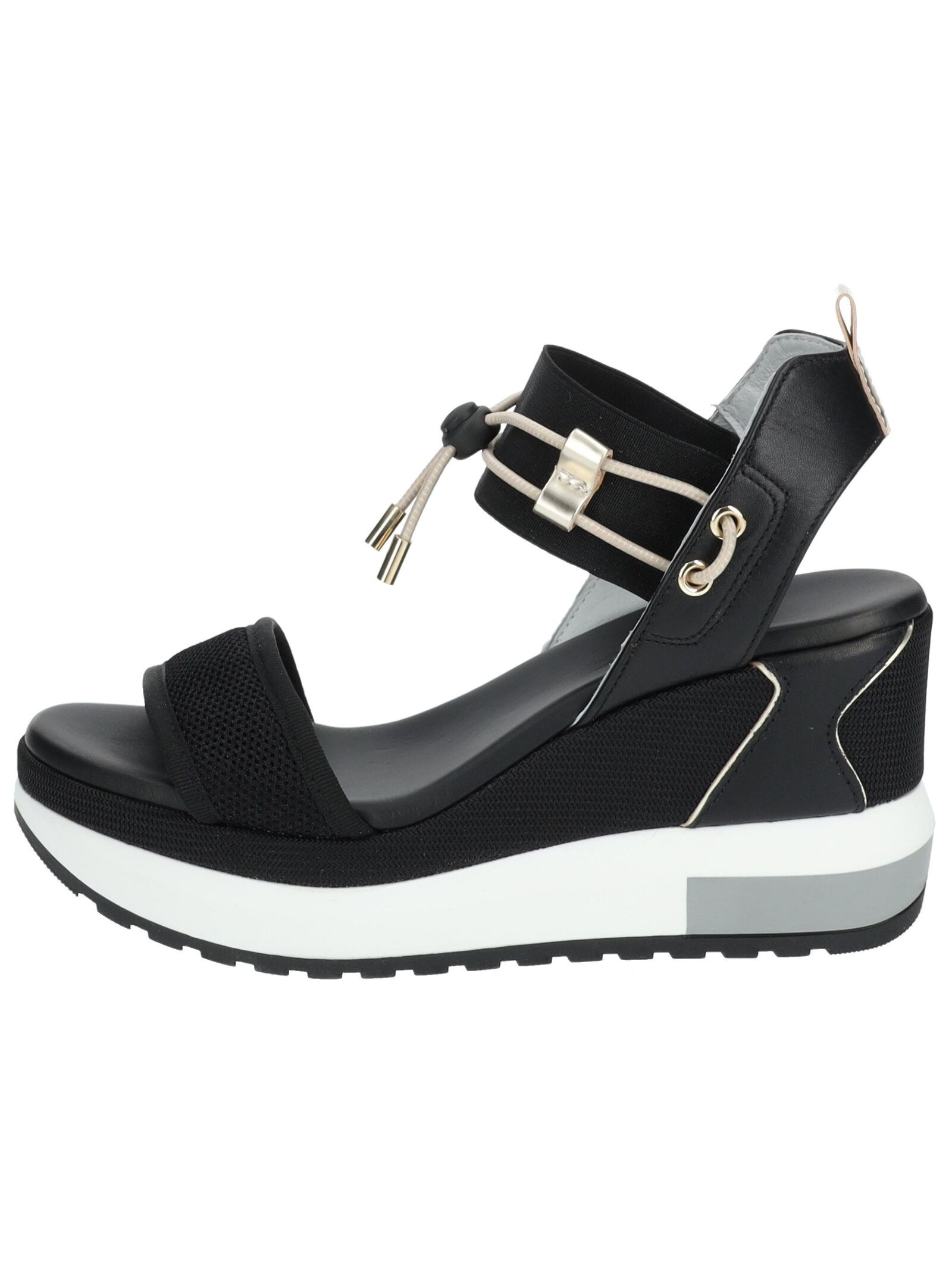 Nero Giardini Keilsandalette »Nero Giardini Sandalen Leder/Textil«